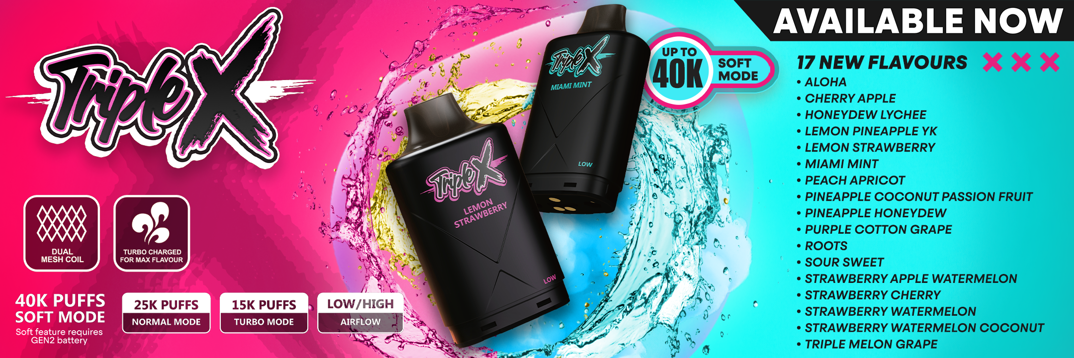 Triple X 40K Closed Pods