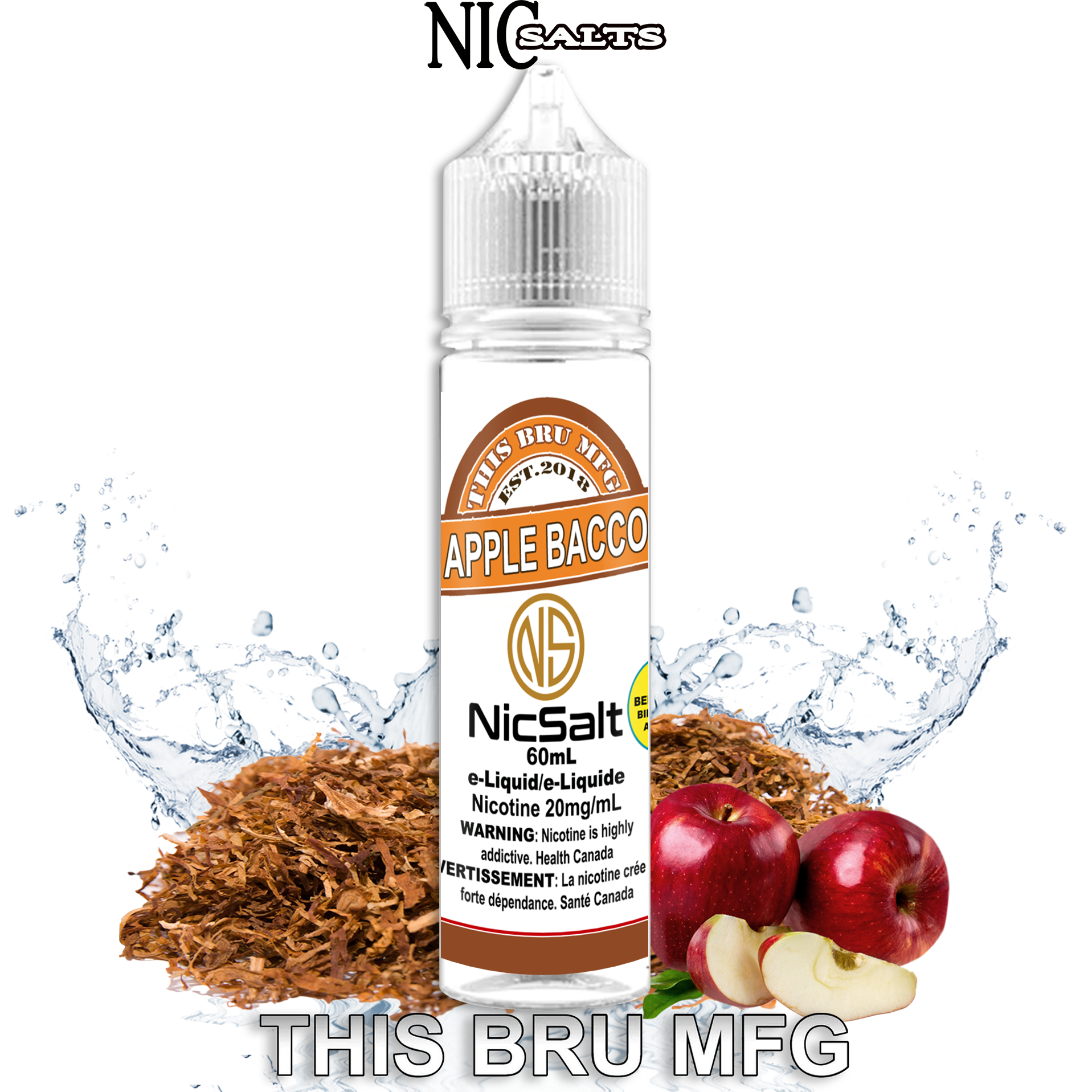 CUSTOM THIS BRU MFG SALT - APPLE BACCO
