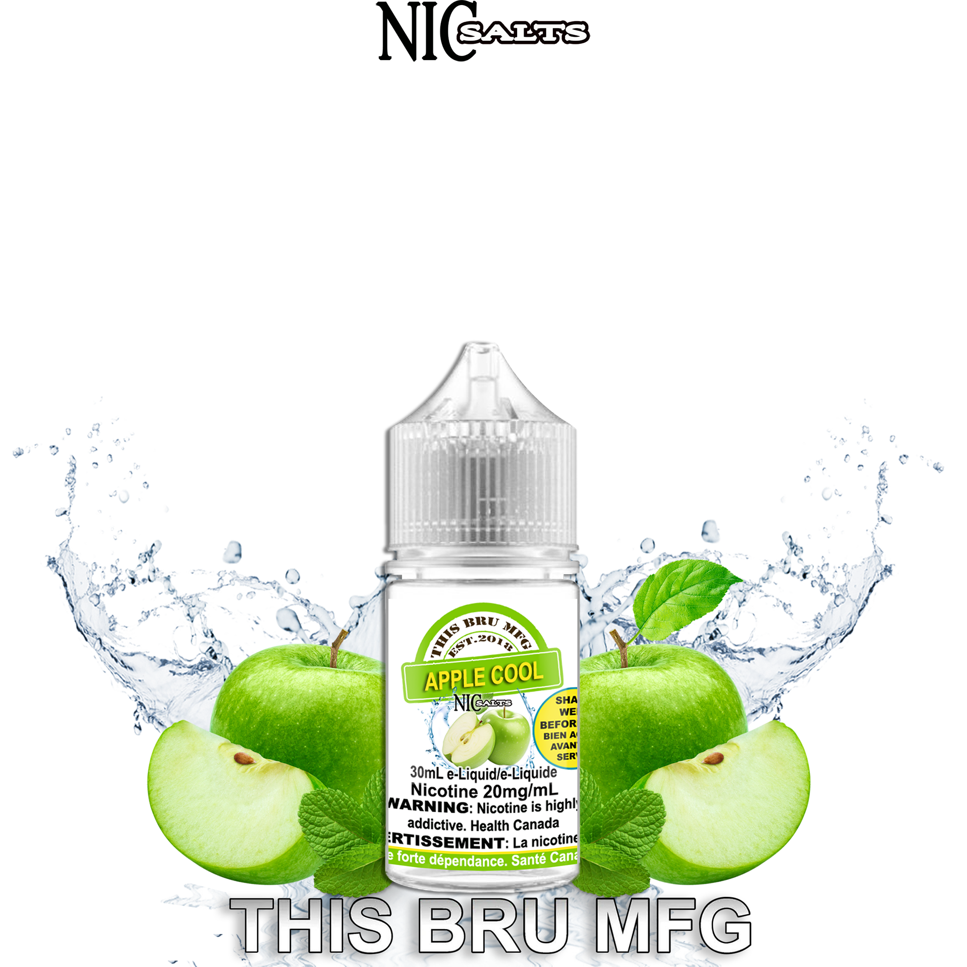 THIS BRU MFG SALT - APPLE COOL 30ML