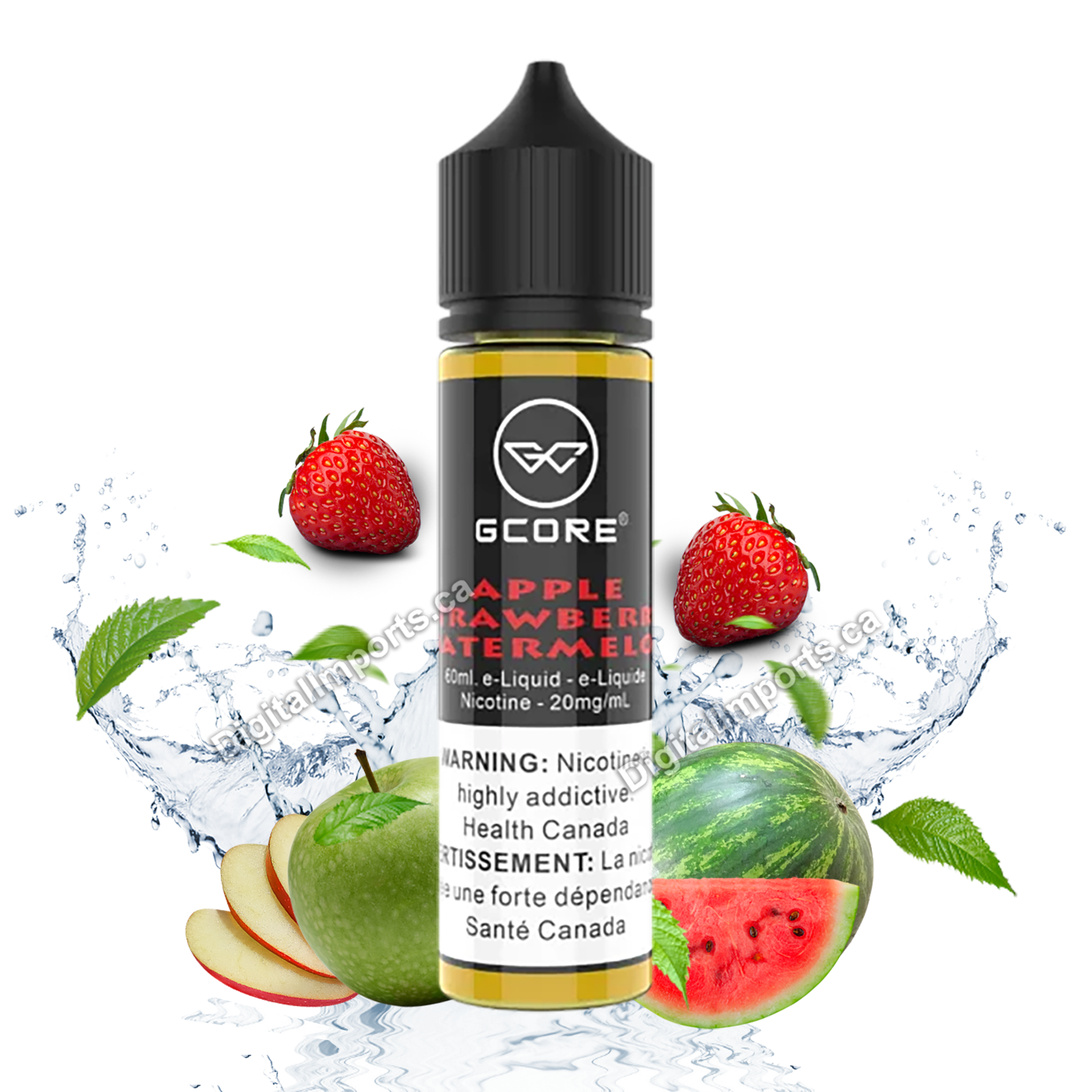 GCORE SALT - APPLE STRAWBERRY WATERMELON 60ML