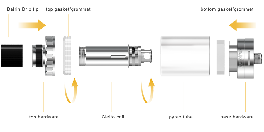 ASPIRE CLEITO TANK KIT