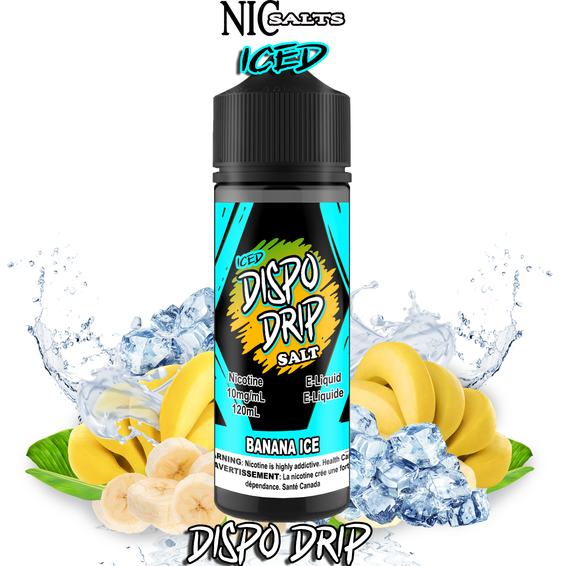 CUSTOM DISPO DRIP SALT - BANANA ICE