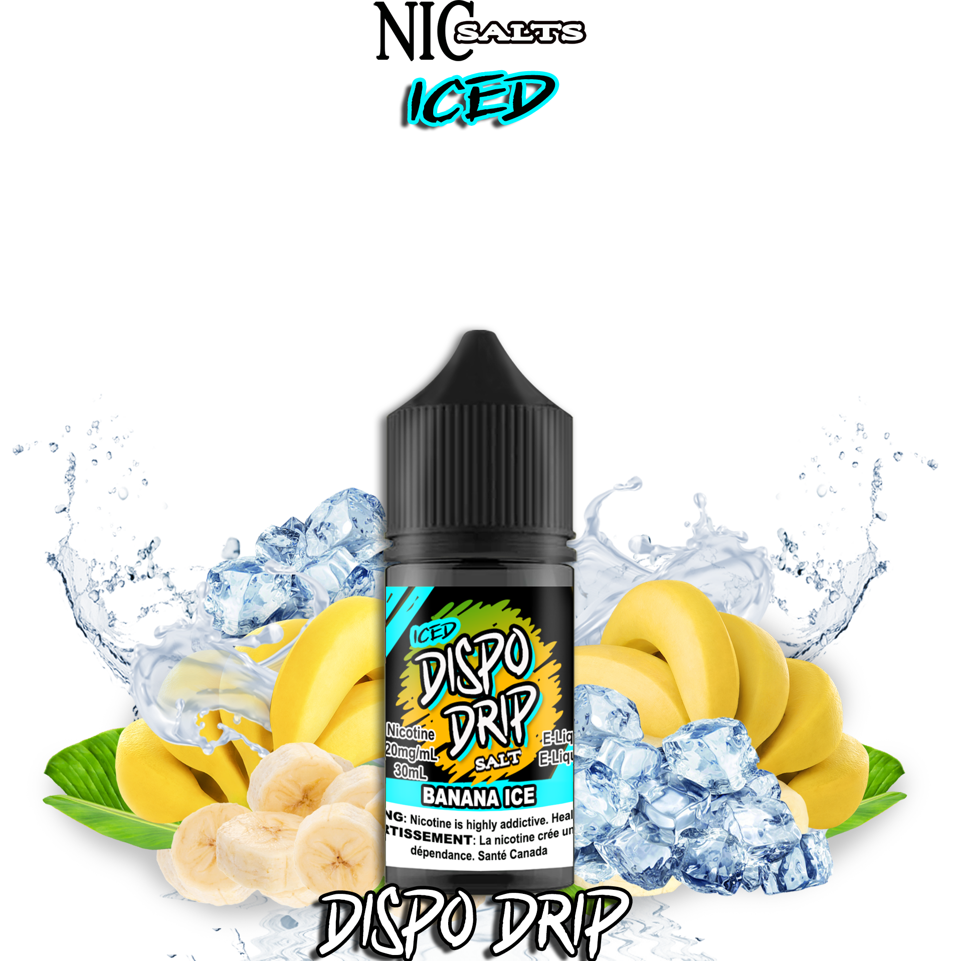CUSTOM DISPO DRIP SALT - BANANA ICE