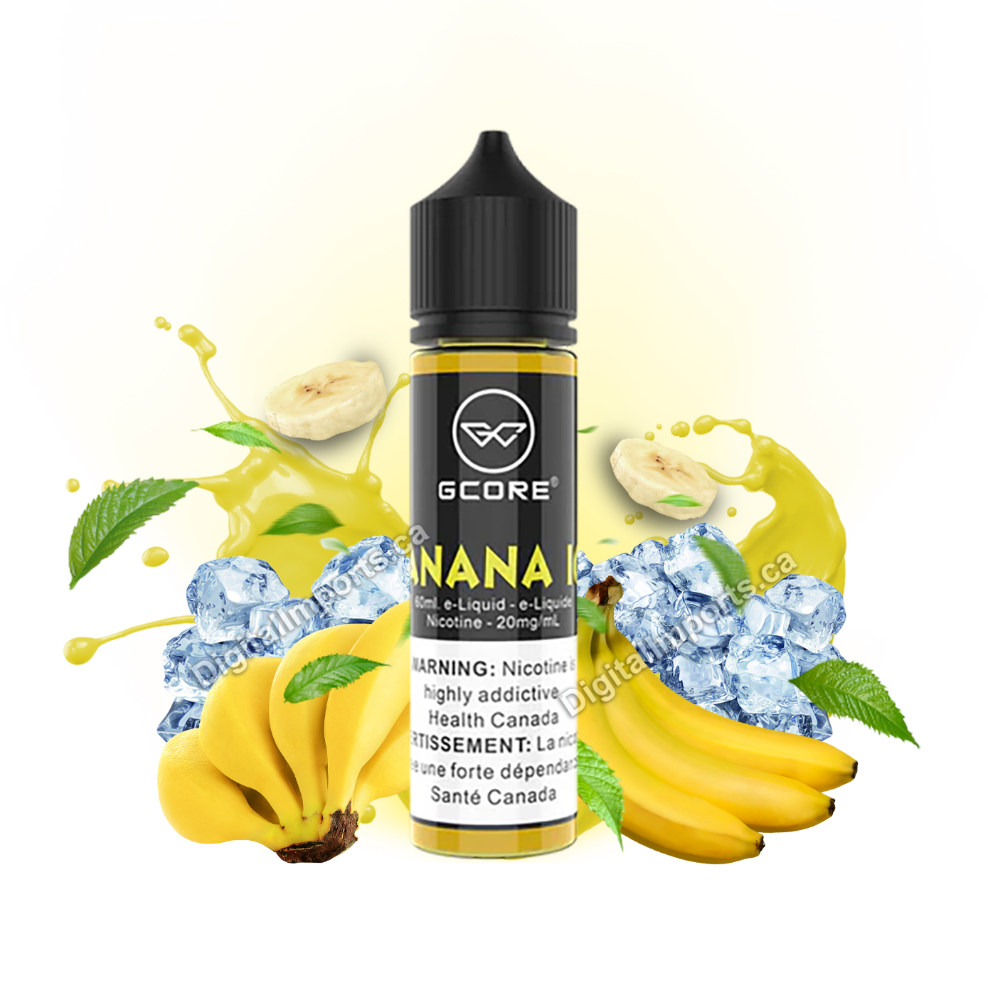 GCORE SALT - BANANA ICE 60ML