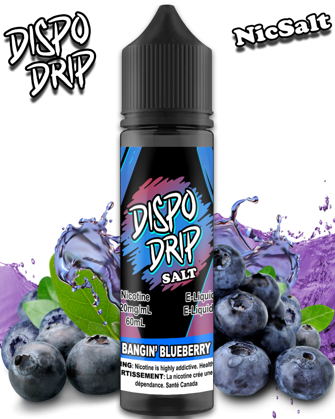 DISPO DRIP - BANGIN' BLUEBERRY SALT