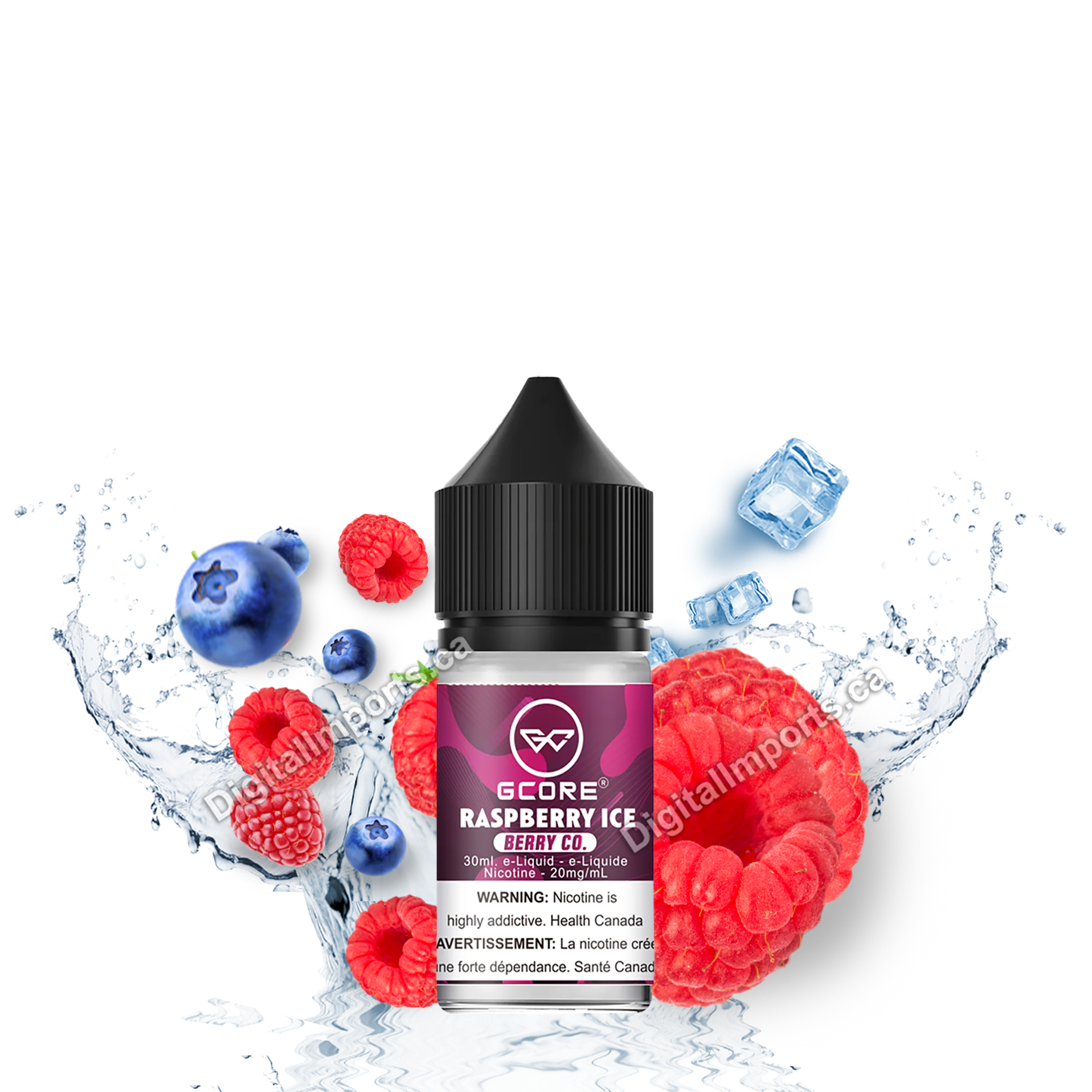 GCORE SALT - RASPBERRY ICE 30ML