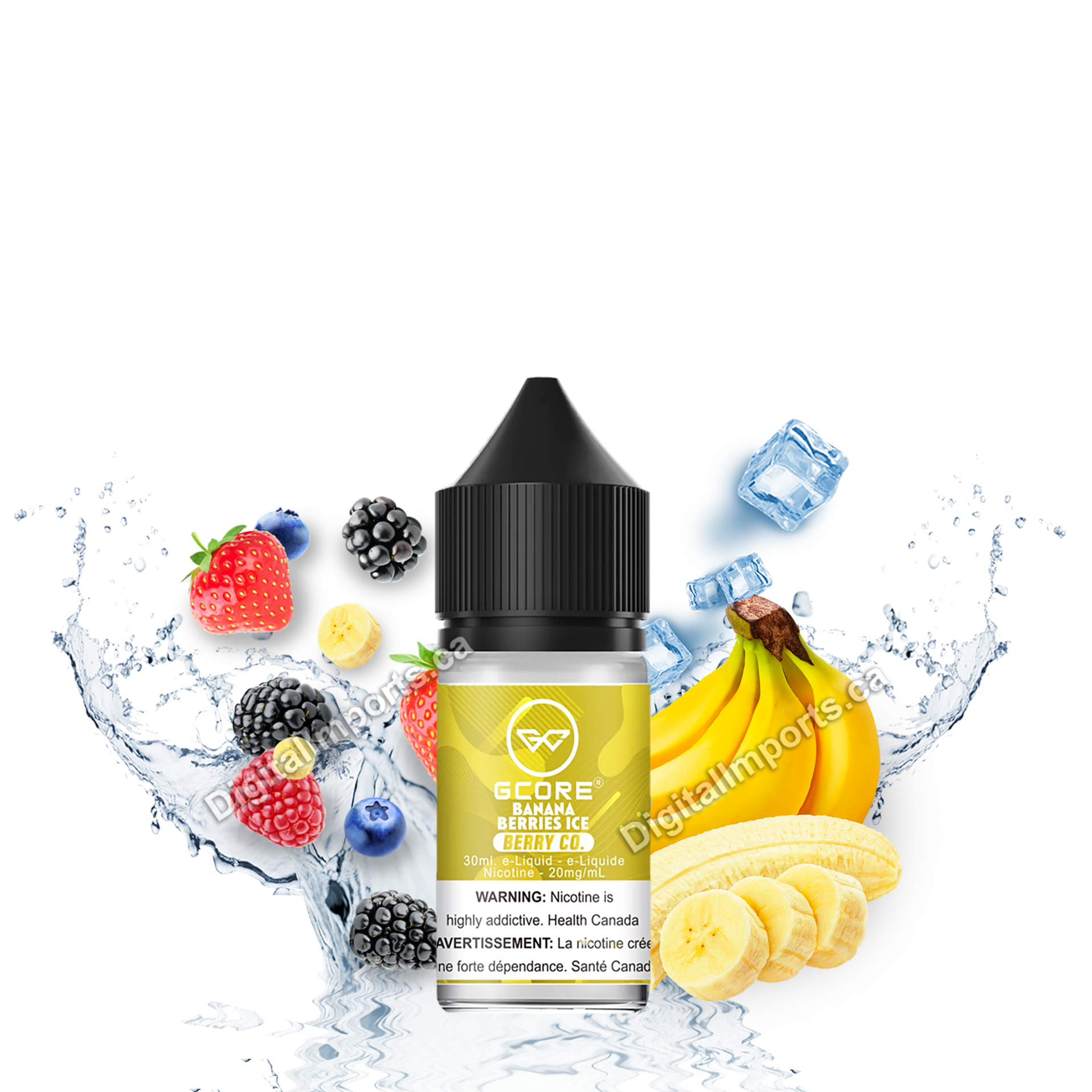 GCORE SALT - BANANA BERRIES ICE 30ML
