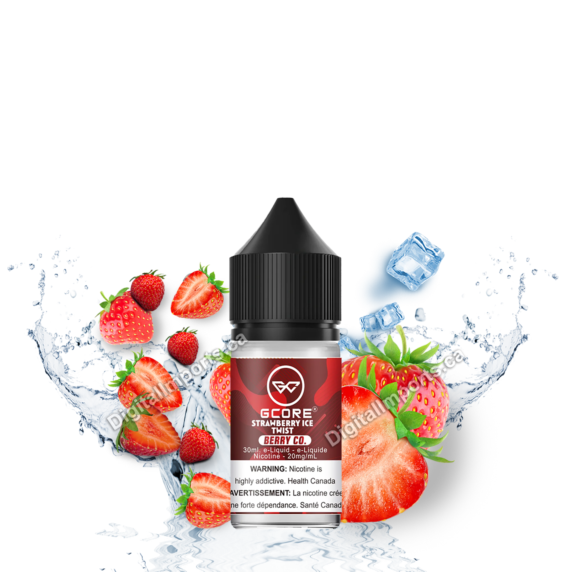GCORE SALT - STRAWBERRY ICE TWIST 30ML