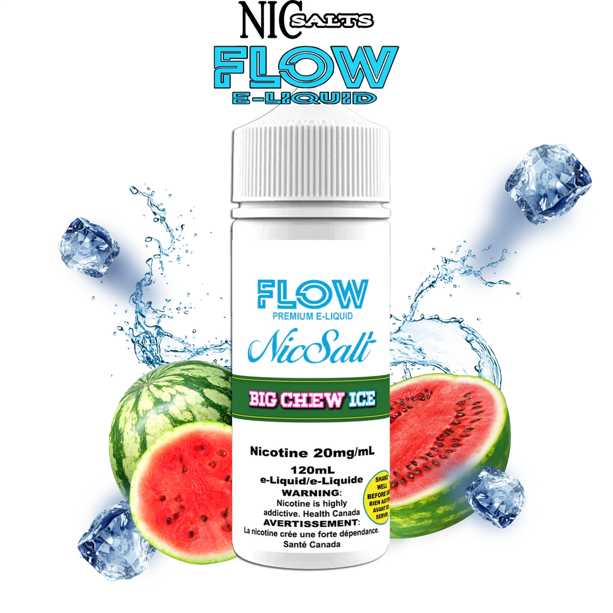 CUSTOM FLOW E-LIQUID SALT - BIG CHEW ICE