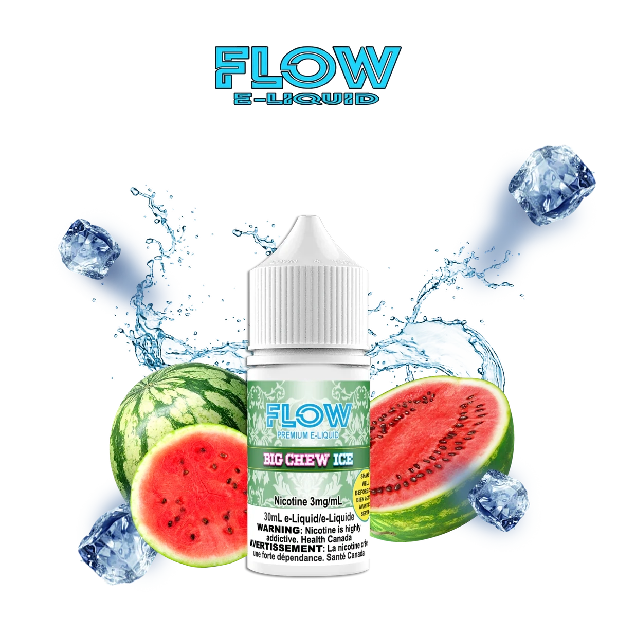 CUSTOM FLOW E-LIQUID - BIG CHEW ICE