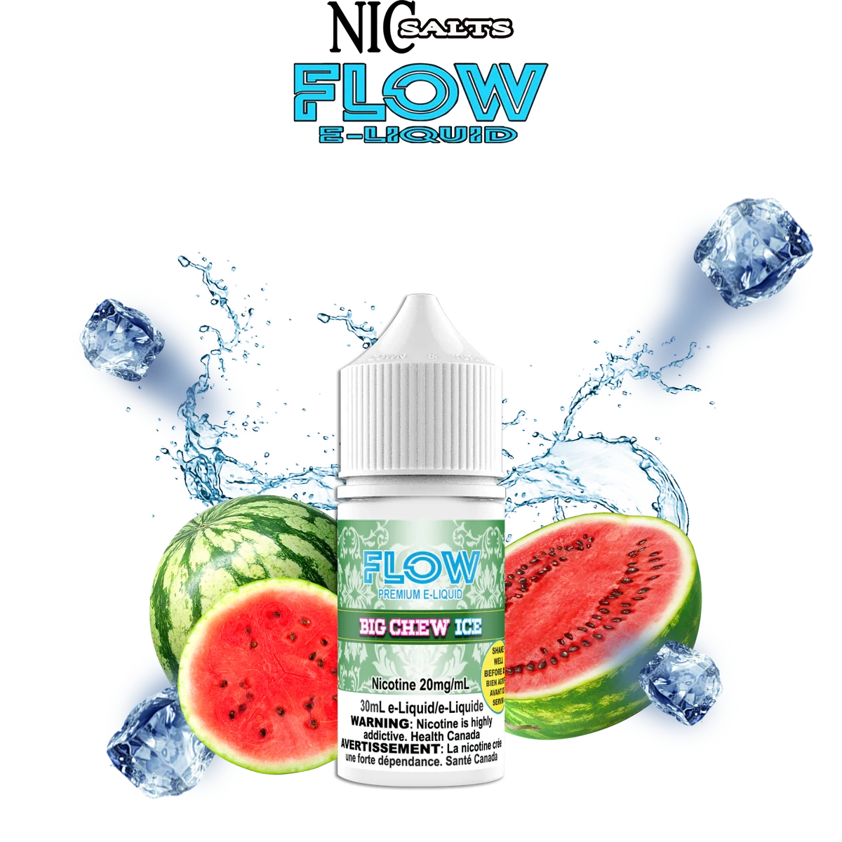 FLOW E-LIQUID SALT - BIG CHEW ICE 30ML
