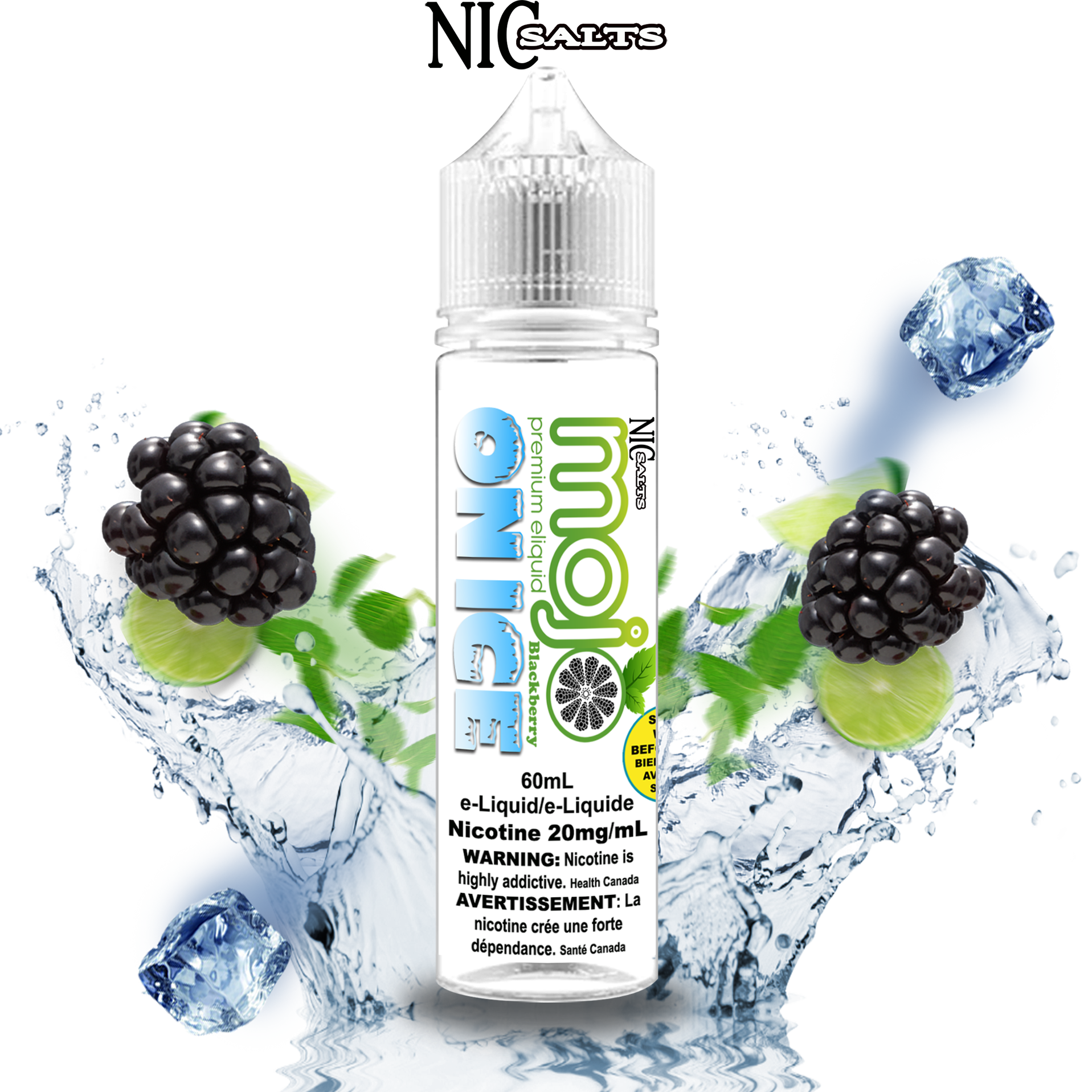 CUSTOM MOJO SALT - BLACKBERRY ICE