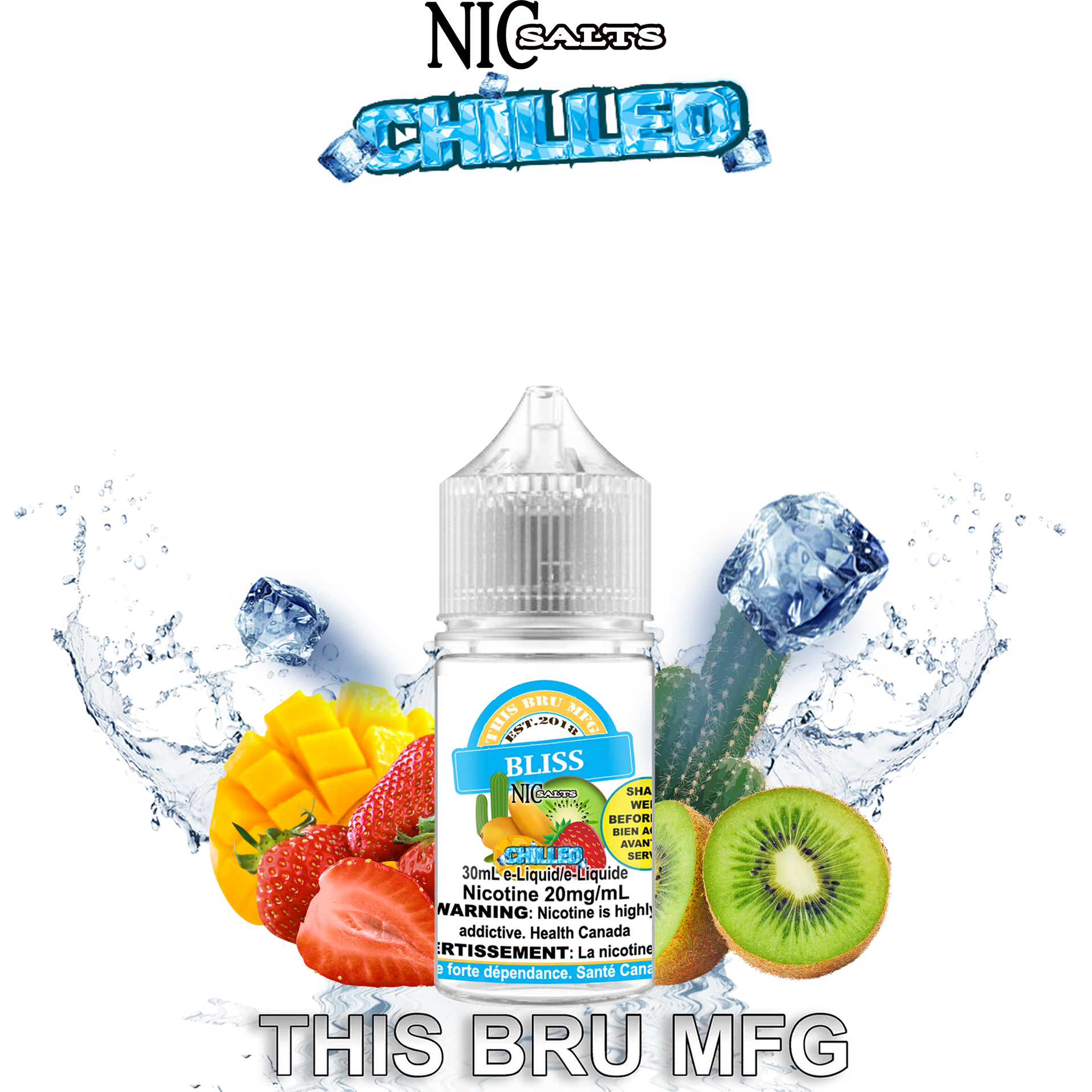 CUSTOM THIS BRU MFG SALT - BLISS CHILLED