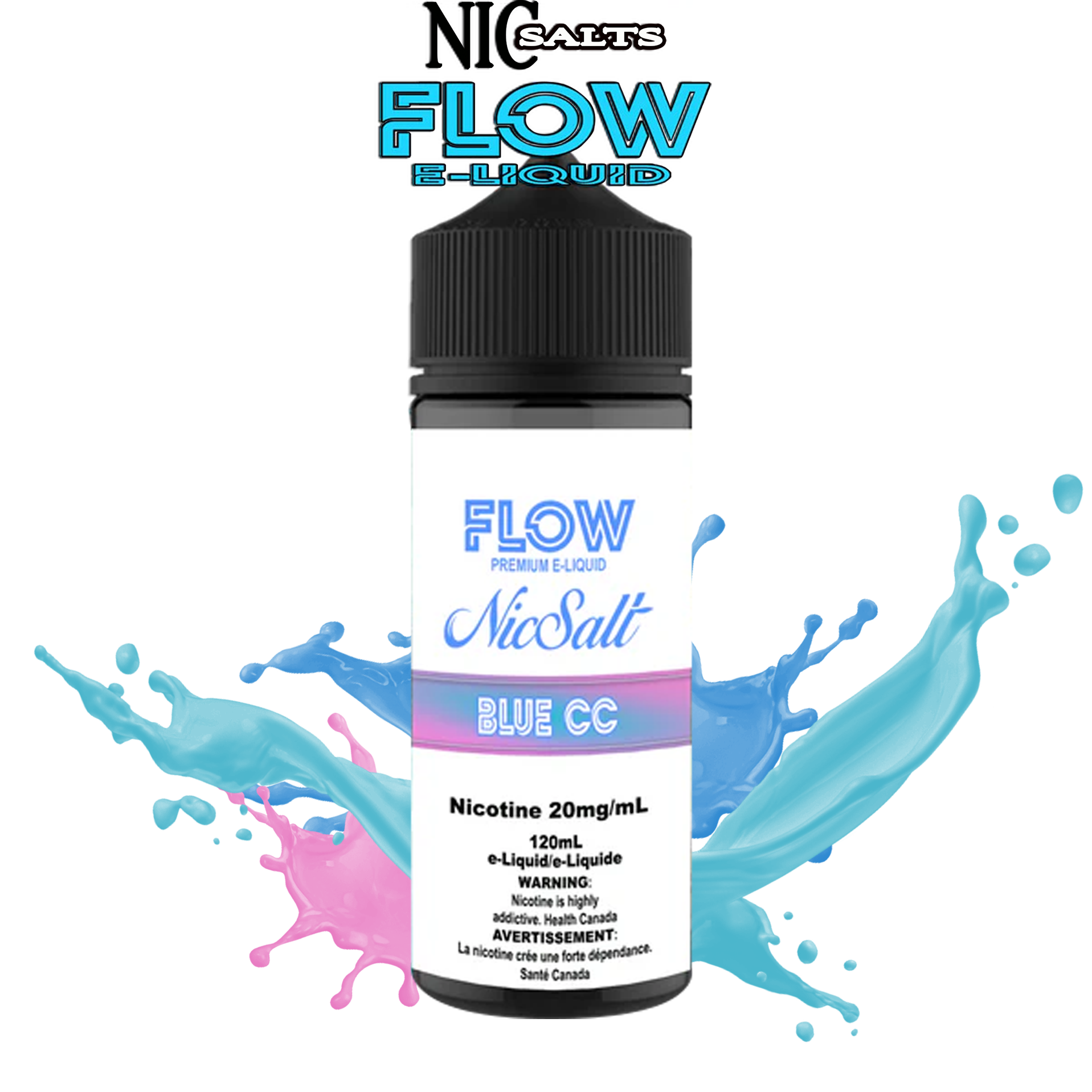 CUSTOM FLOW E-LIQUID SALT - BLUE CC