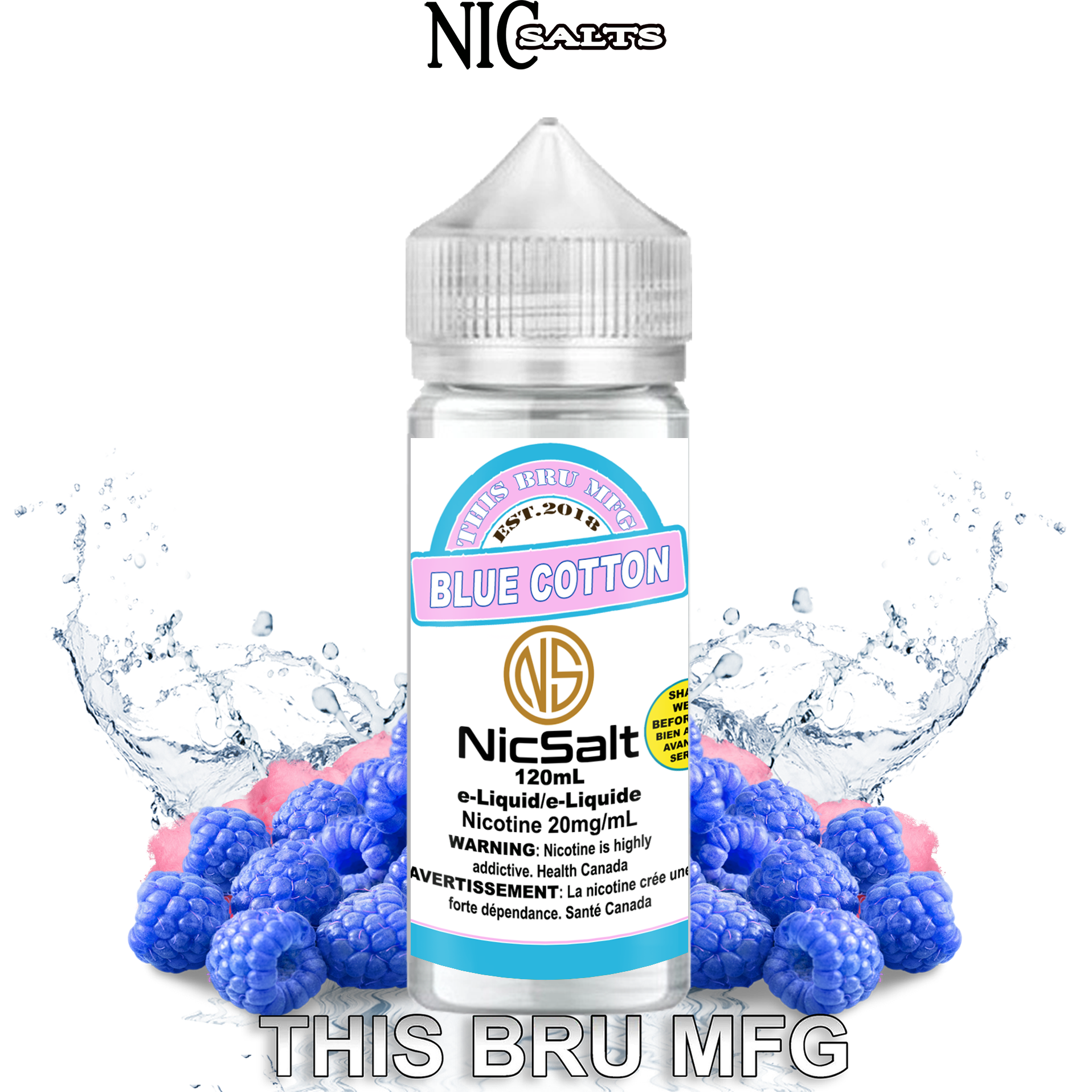 CUSTOM THIS BRU MFG SALT - BLUE COTTON