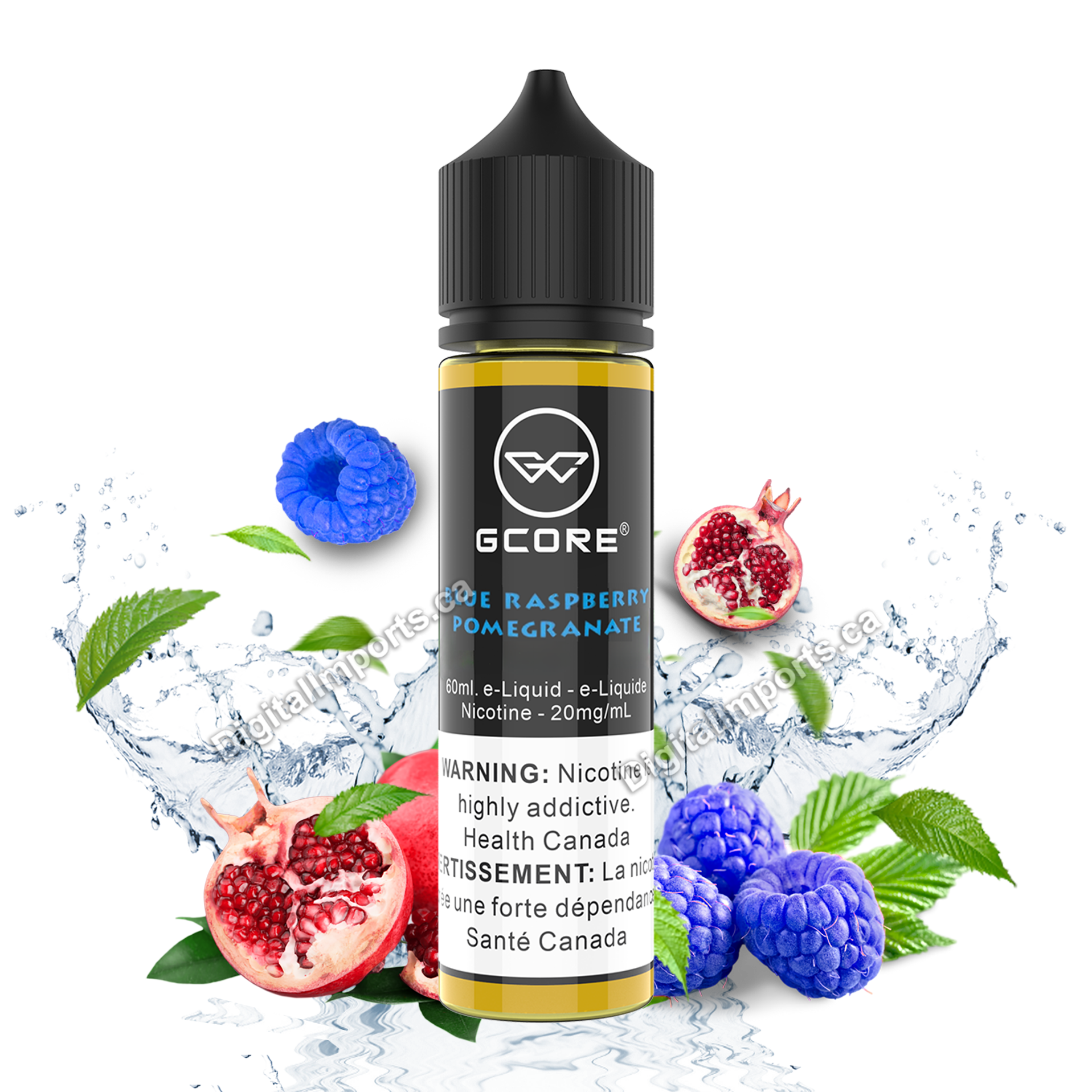 GCORE SALT - BLUE RASPBERRY POMEGRANATE 60ML