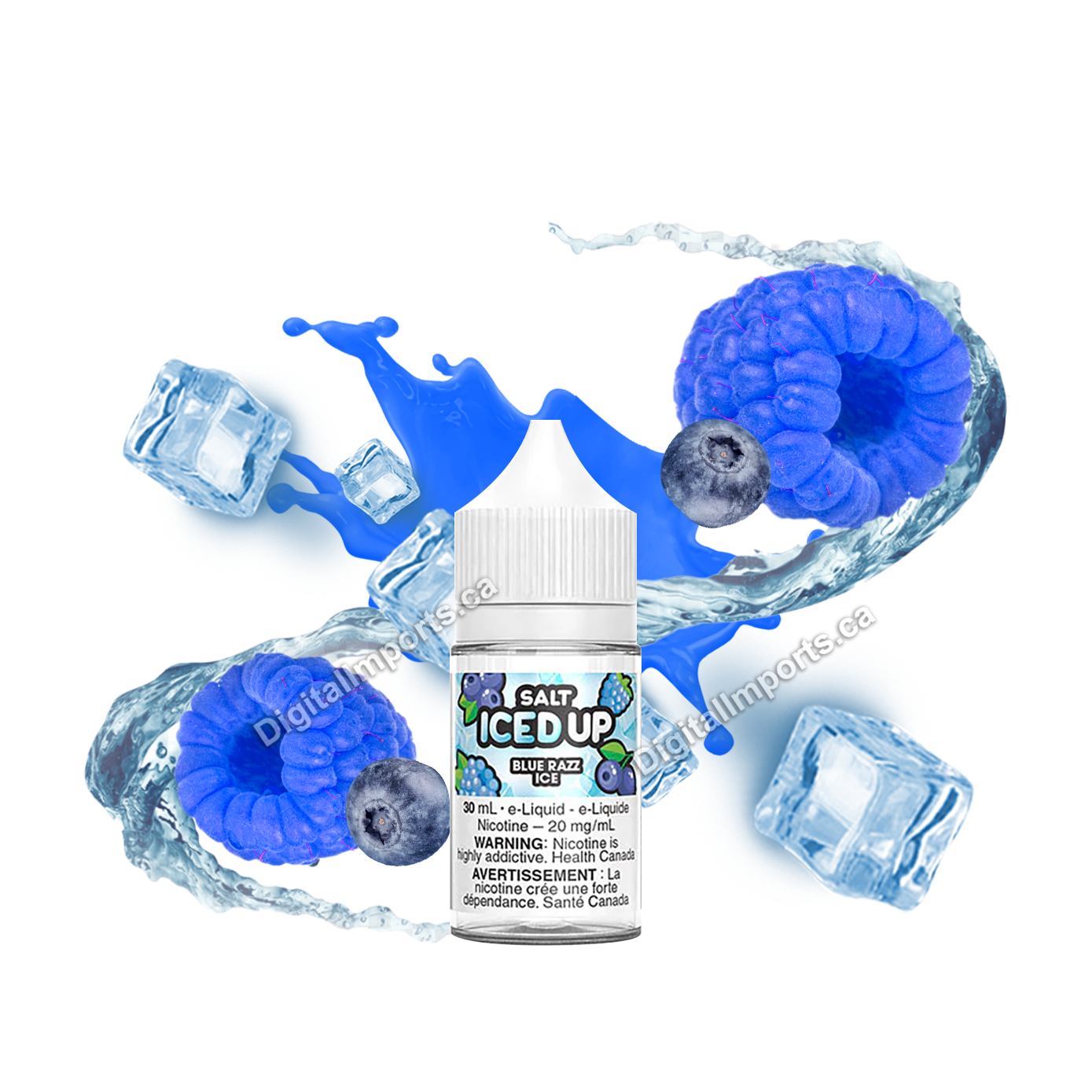 ICED UP - BLUE RAZZ ICE SALT