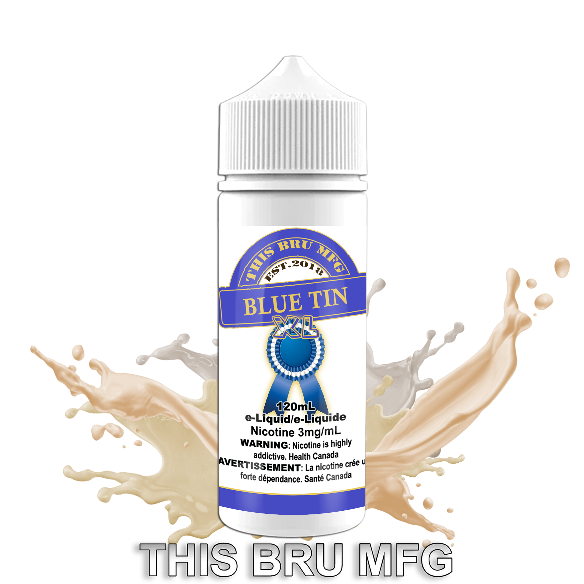 CUSTOM THIS BRU MFG - BLUE TIN