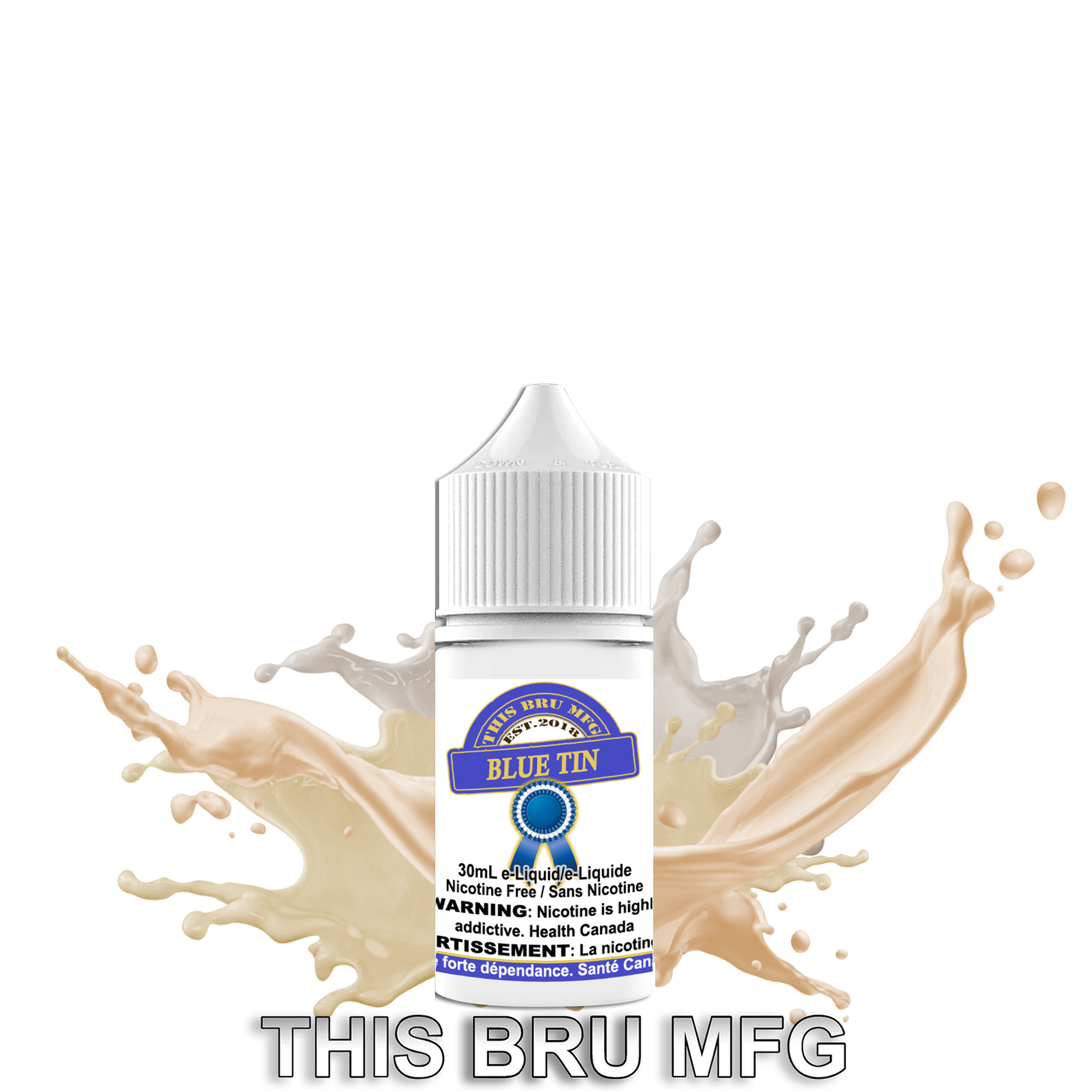 CUSTOM THIS BRU MFG - BLUE TIN