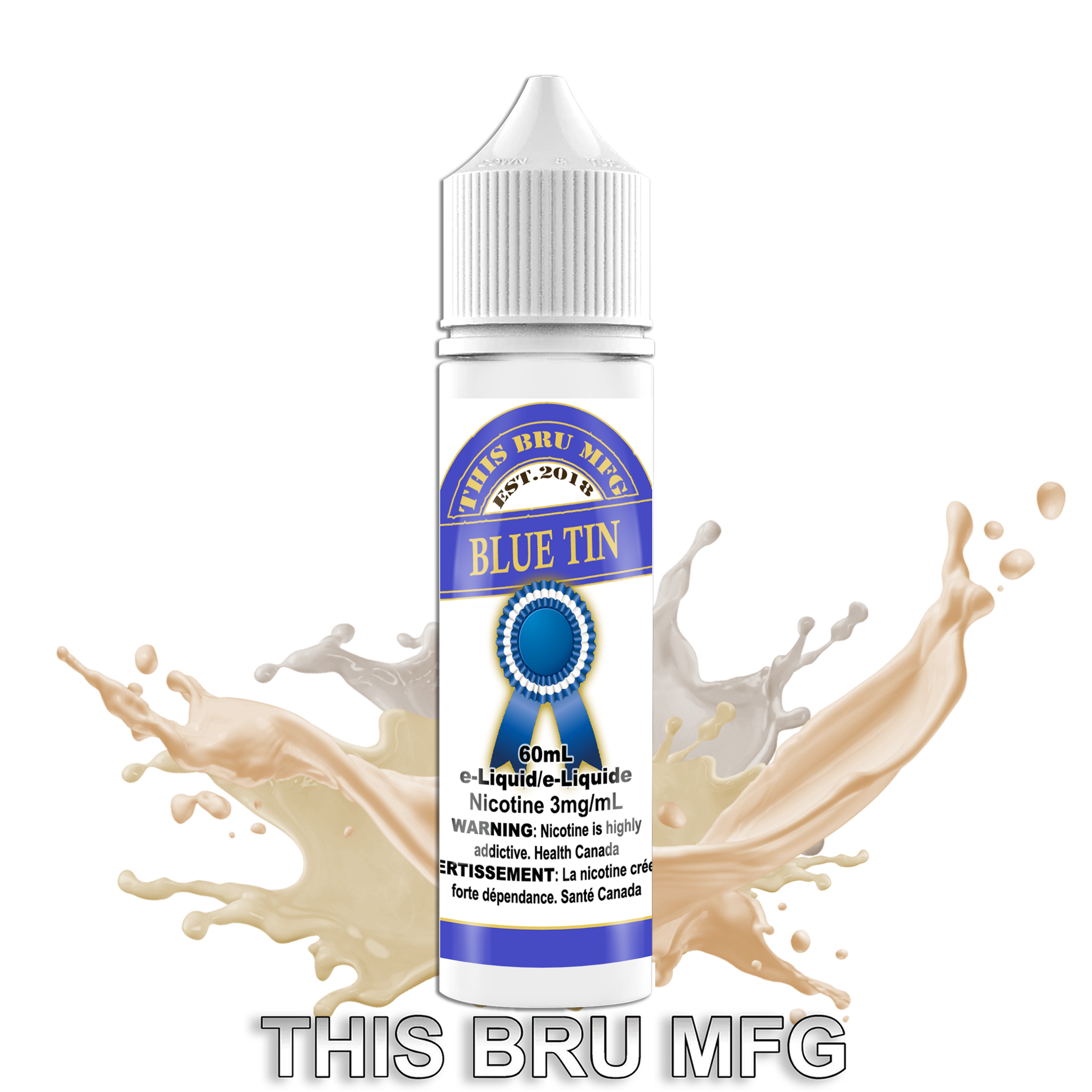 CUSTOM THIS BRU MFG - BLUE TIN