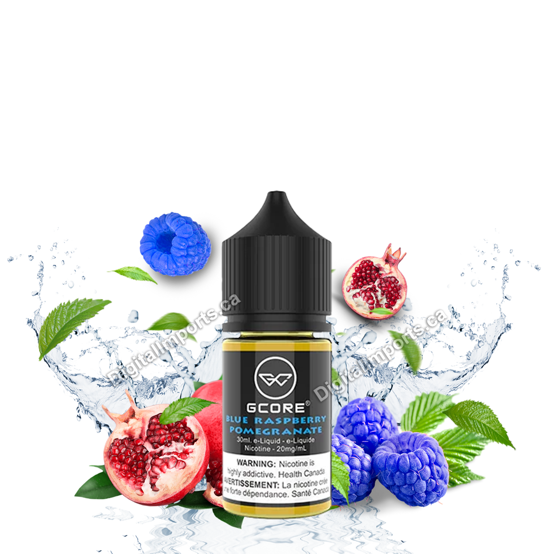 GCORE SALT - BLUE RASPBERRY POMEGRANATE 30ML