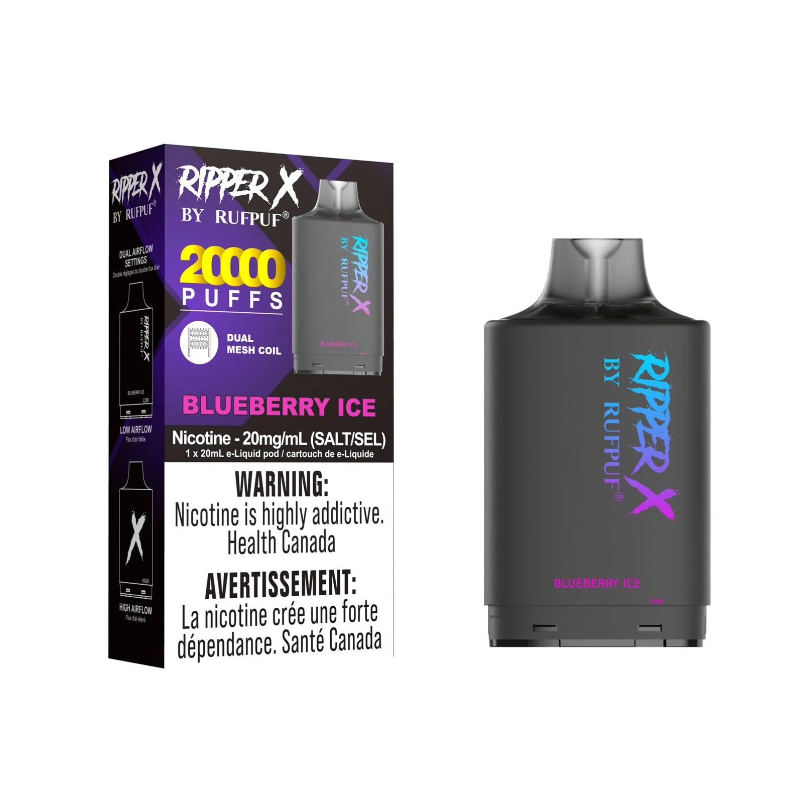 RIPPER X 20K Blueberry Ice 20MG