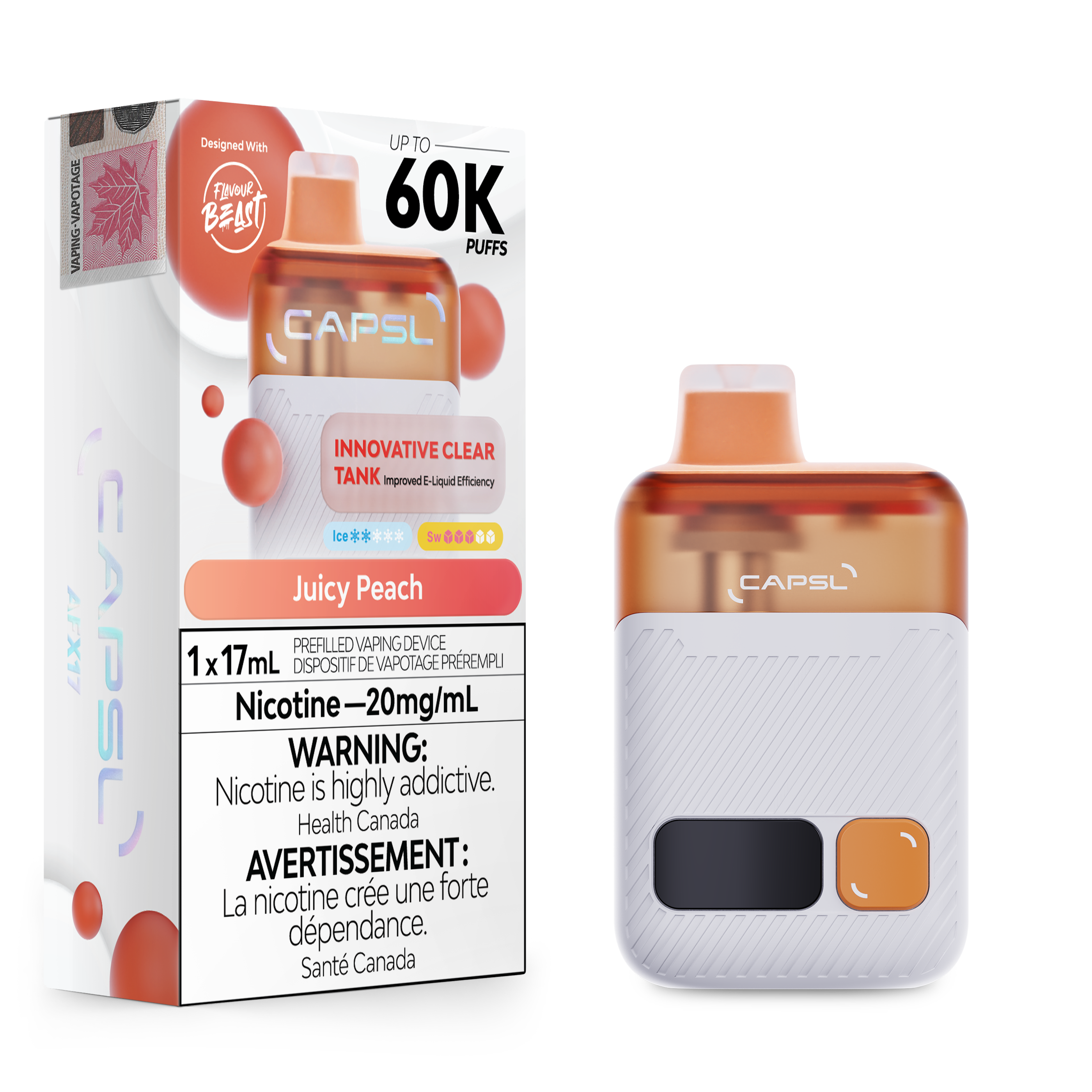 CAPSL AFX17 60K DISPOSABLE