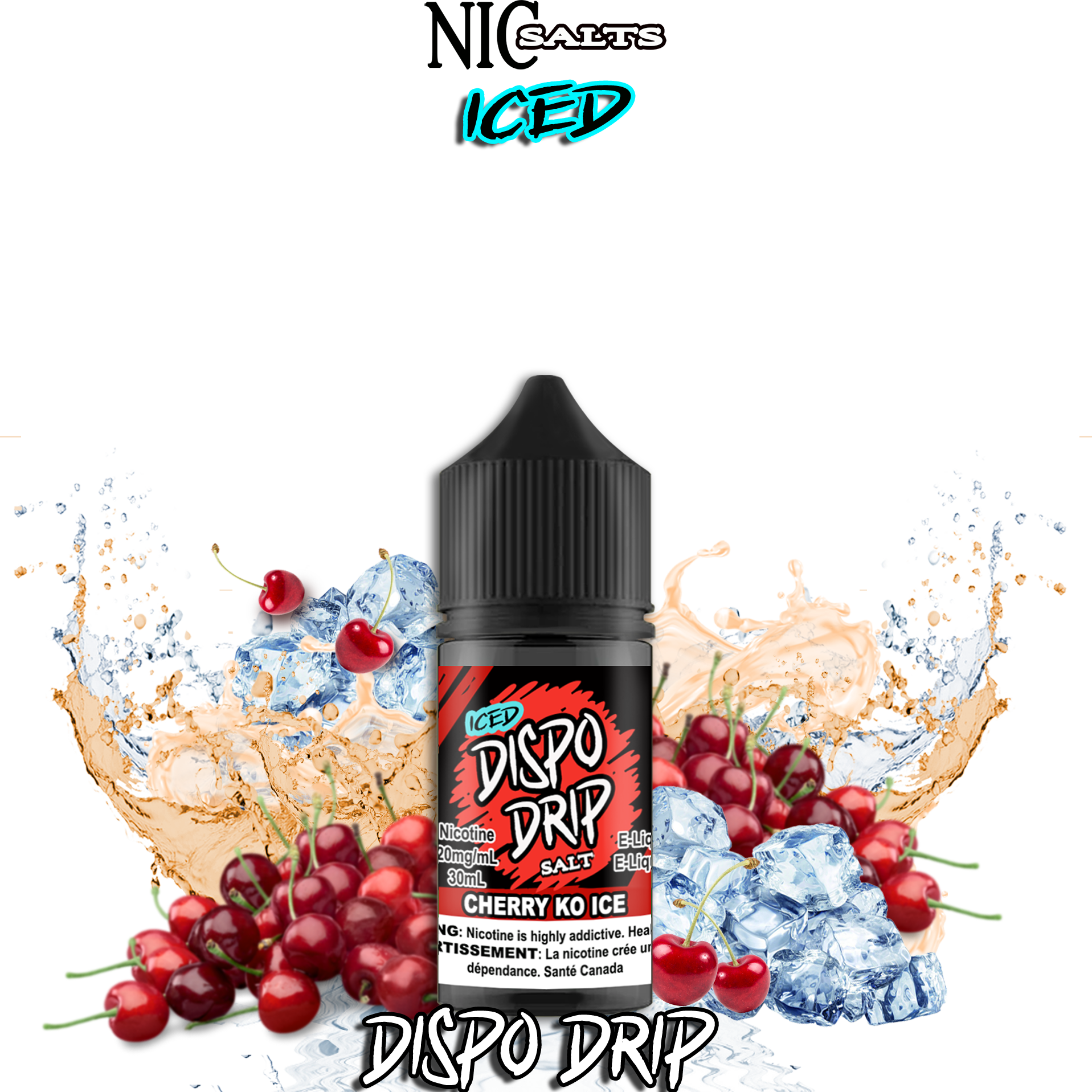 CUSTOM DISPO DRIP SALT - CHERRY KO ICE