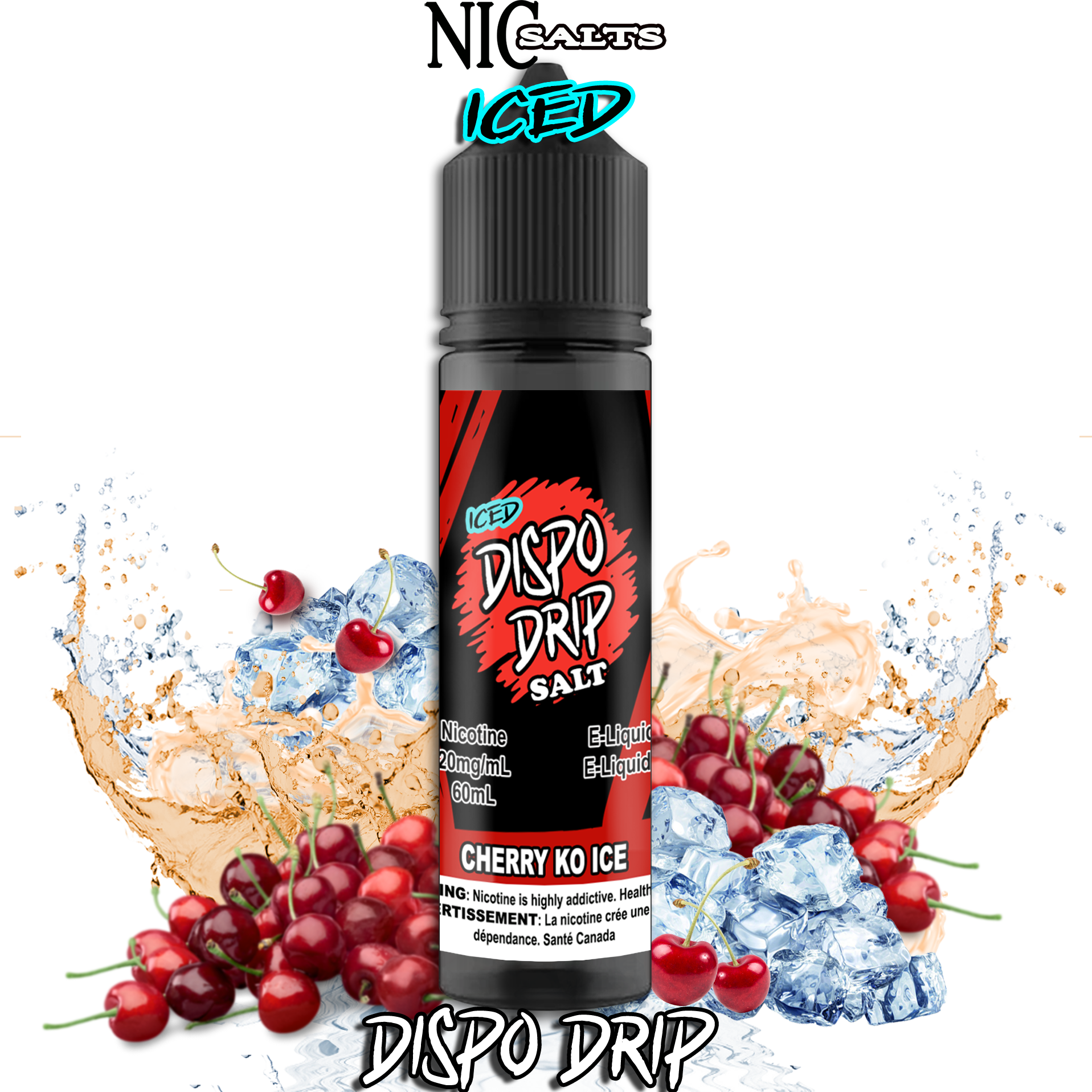 DISPO DRIP SALT - CHERRY KO ICE 60ML