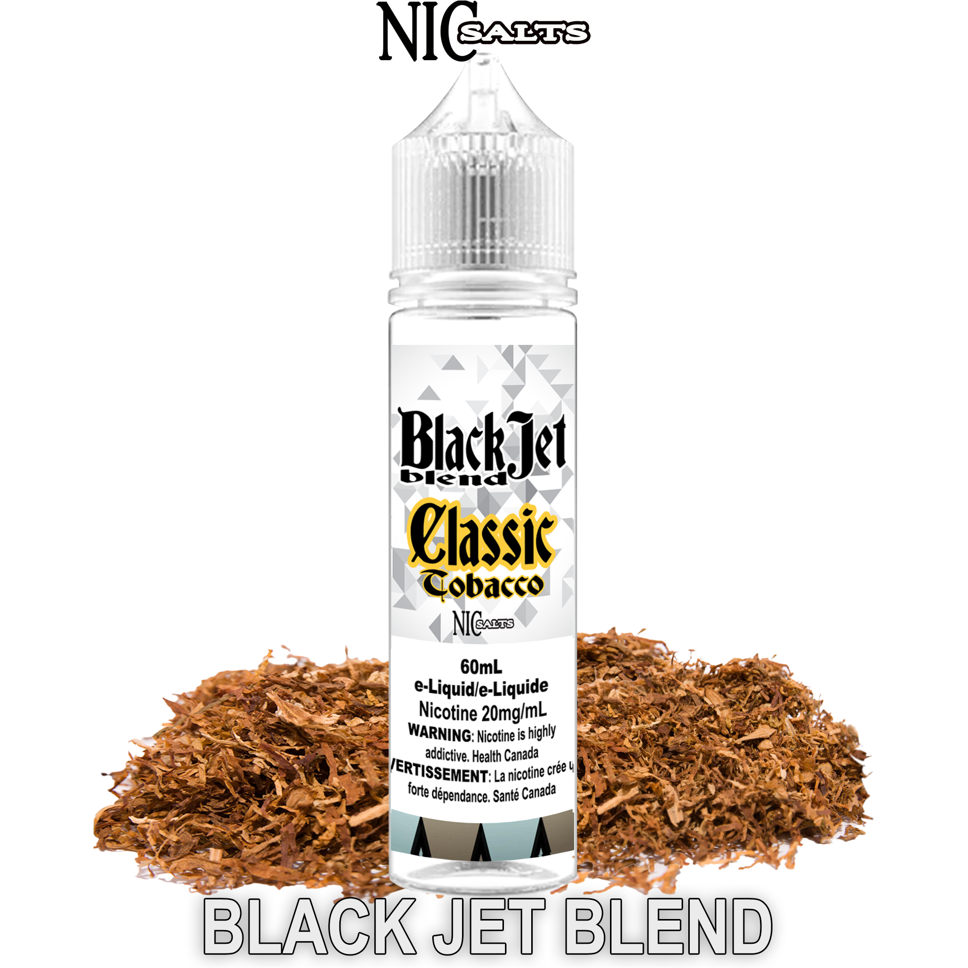 CUSTOM BLACK JET SALT - CLASSIC TOBACCO