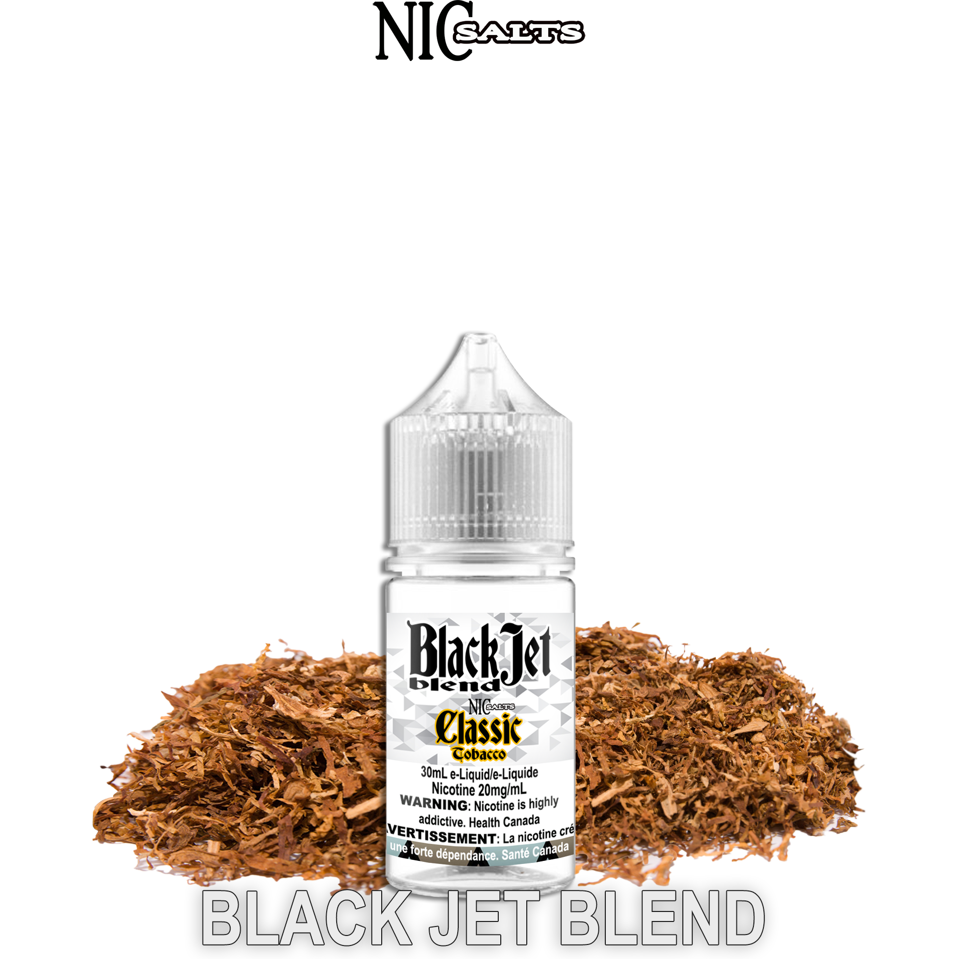 CUSTOM BLACK JET SALT - CLASSIC TOBACCO
