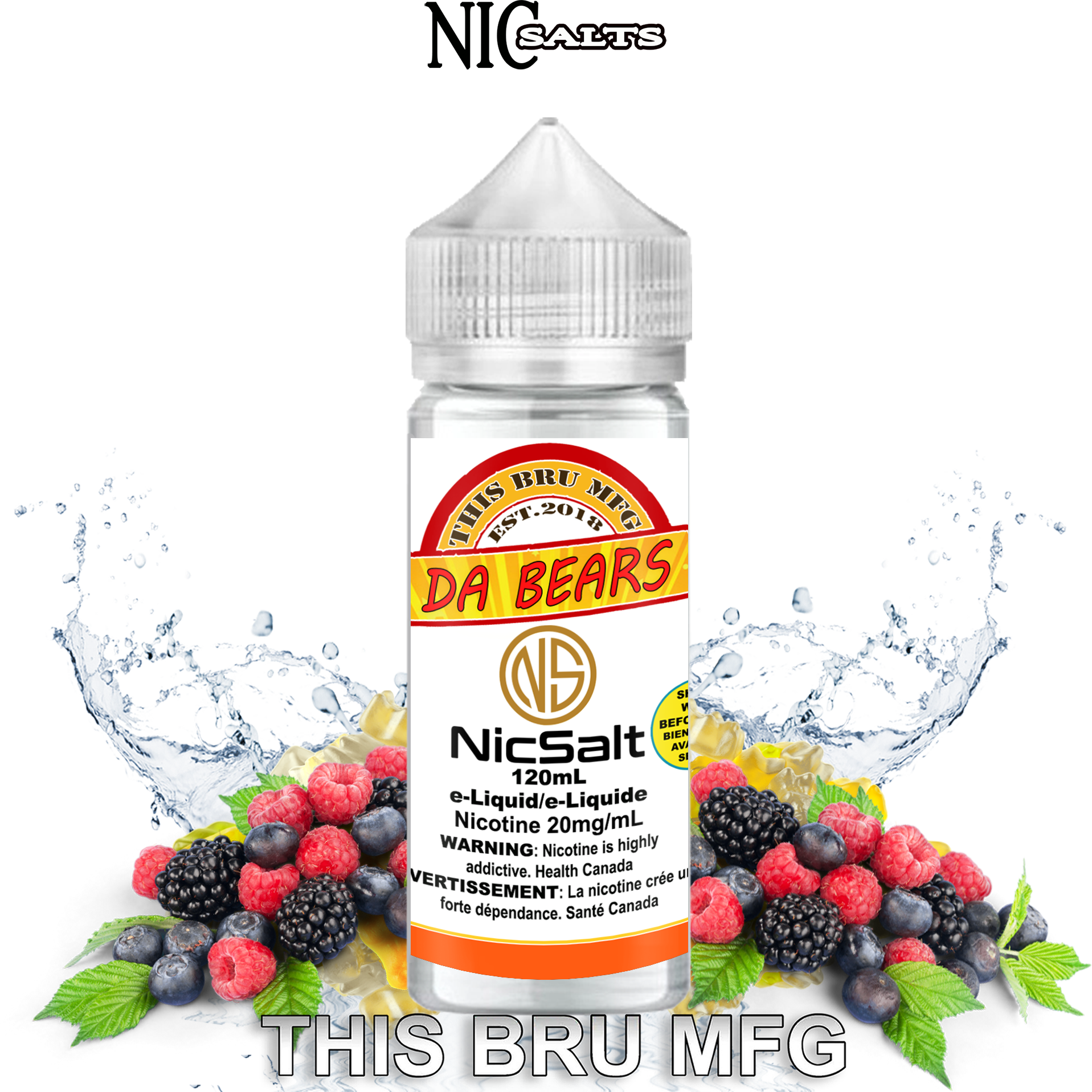 CUSTOM THIS BRU MFG SALT - DA BEARS