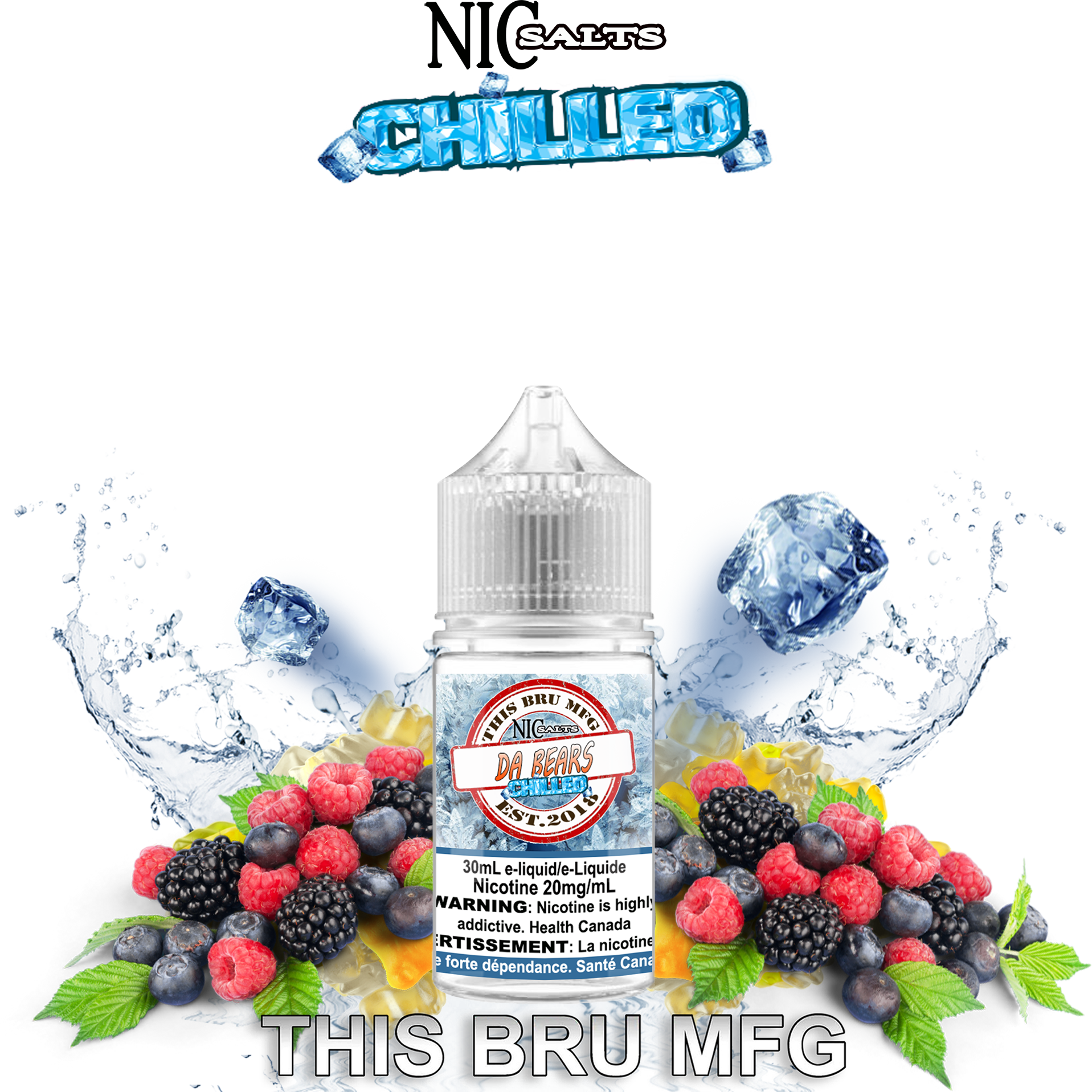 THIS BRU MFG SALT - DA BEARS CHILLED 30ML