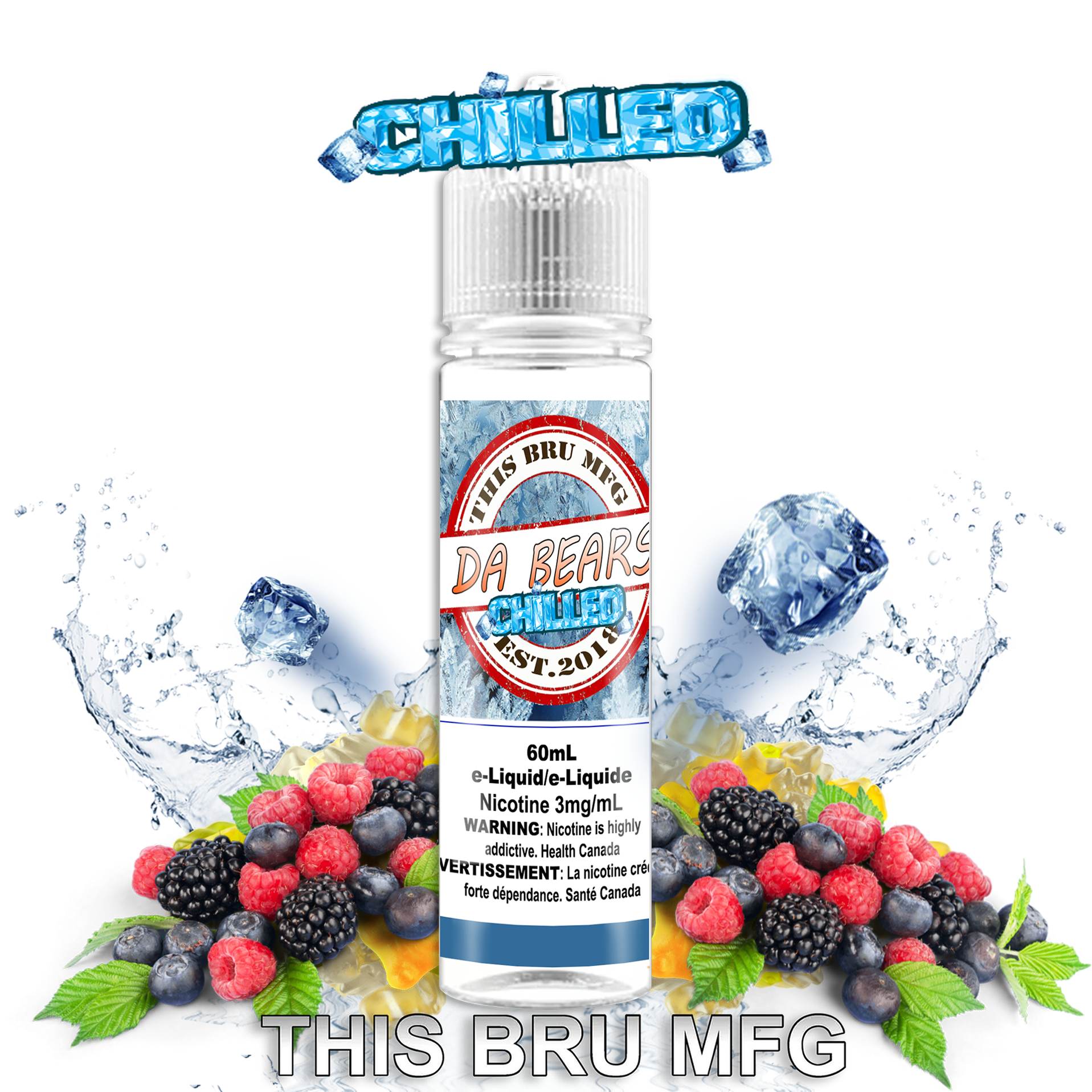 CUSTOM THIS BRU MFG - DA BEARS CHILLED