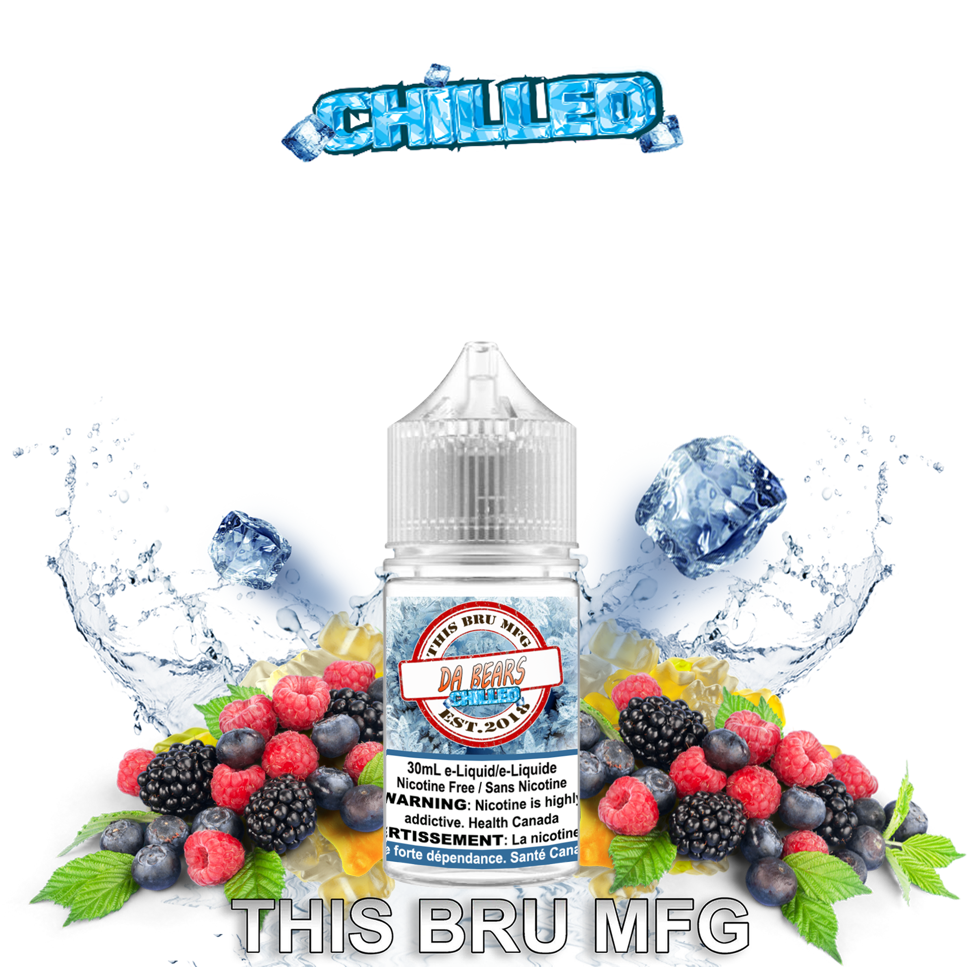 CUSTOM THIS BRU MFG - DA BEARS CHILLED