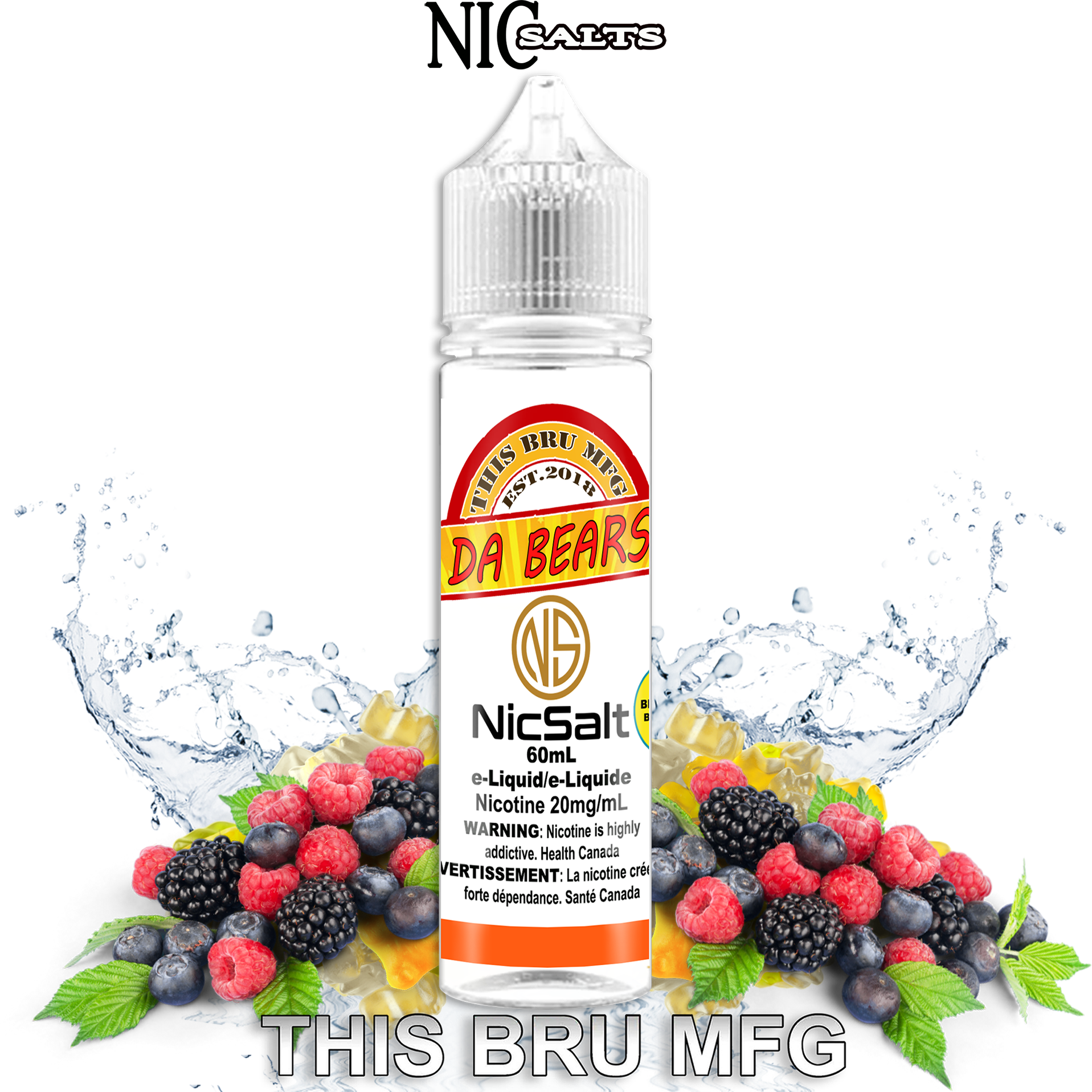 THIS BRU MFG SALT - DA BEARS 60ML