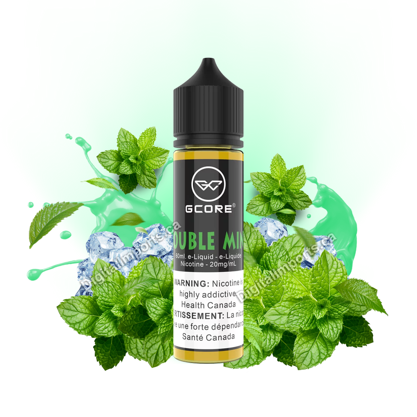 double mint vape juice GCORE SALT