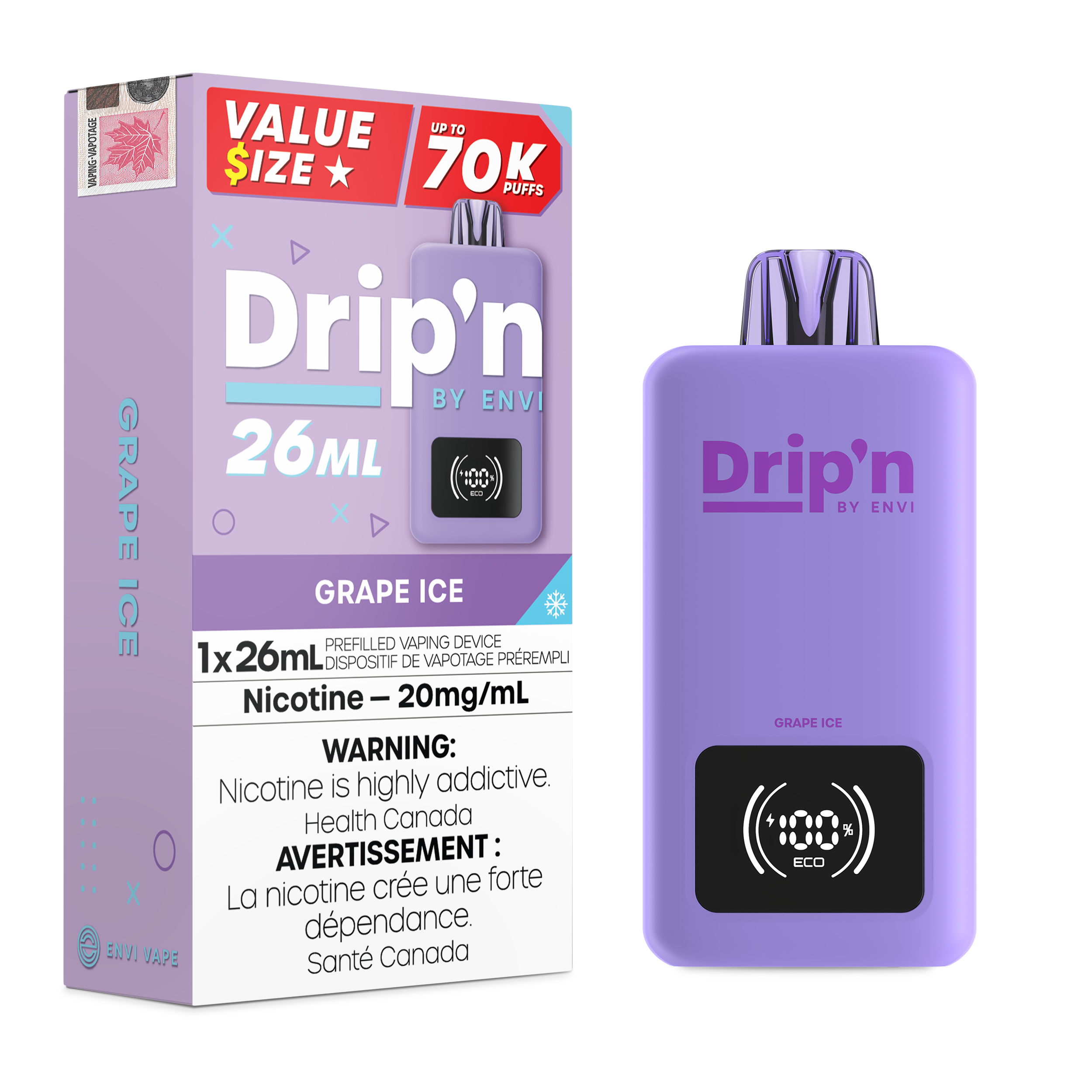 ENVI DRIP'N 26ML DISPOSABLE