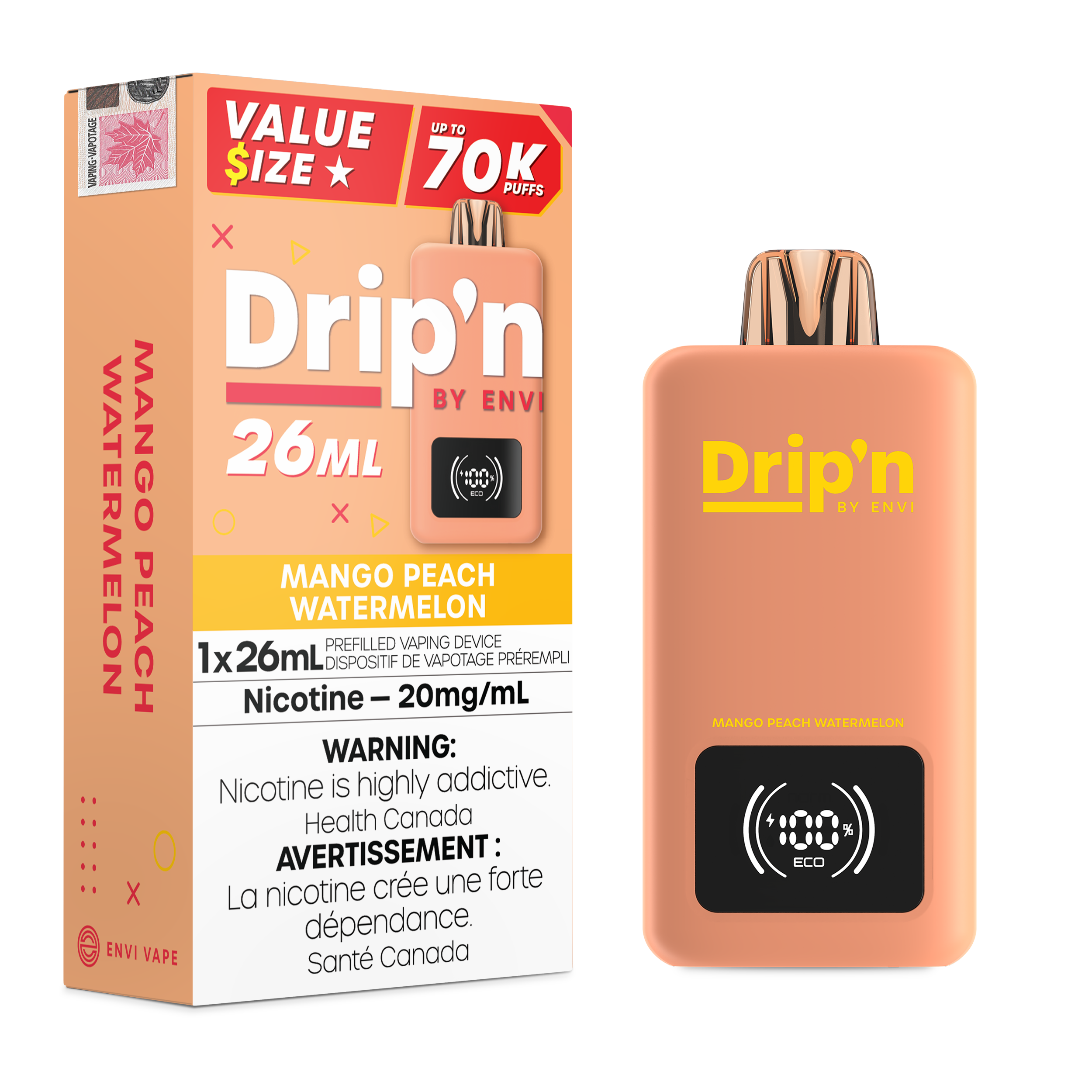 ENVI DRIP'N 26ML DISPOSABLE