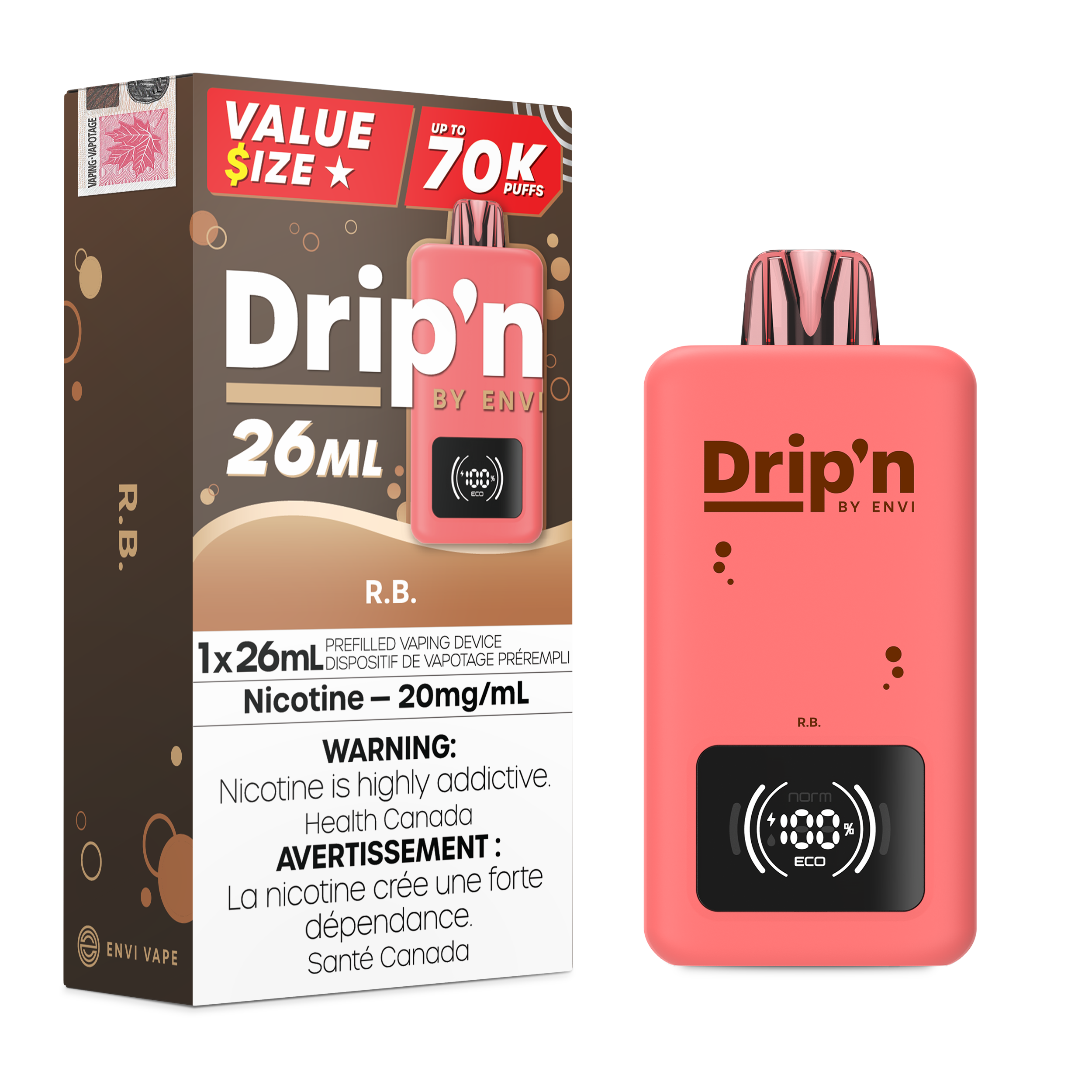 ENVI DRIP'N 26ML DISPOSABLE