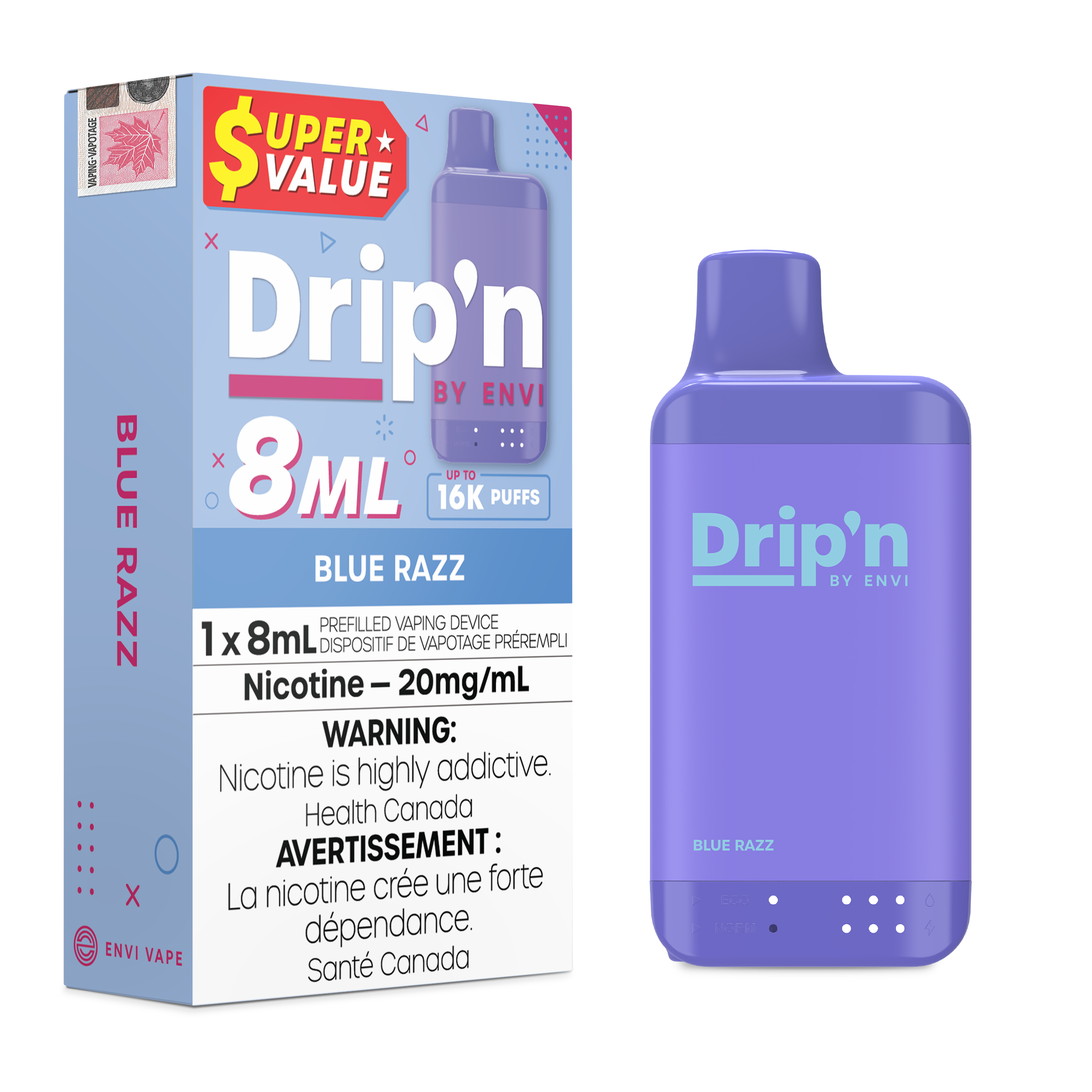 ENVI DRIP'N 8ML DISPOSABLE