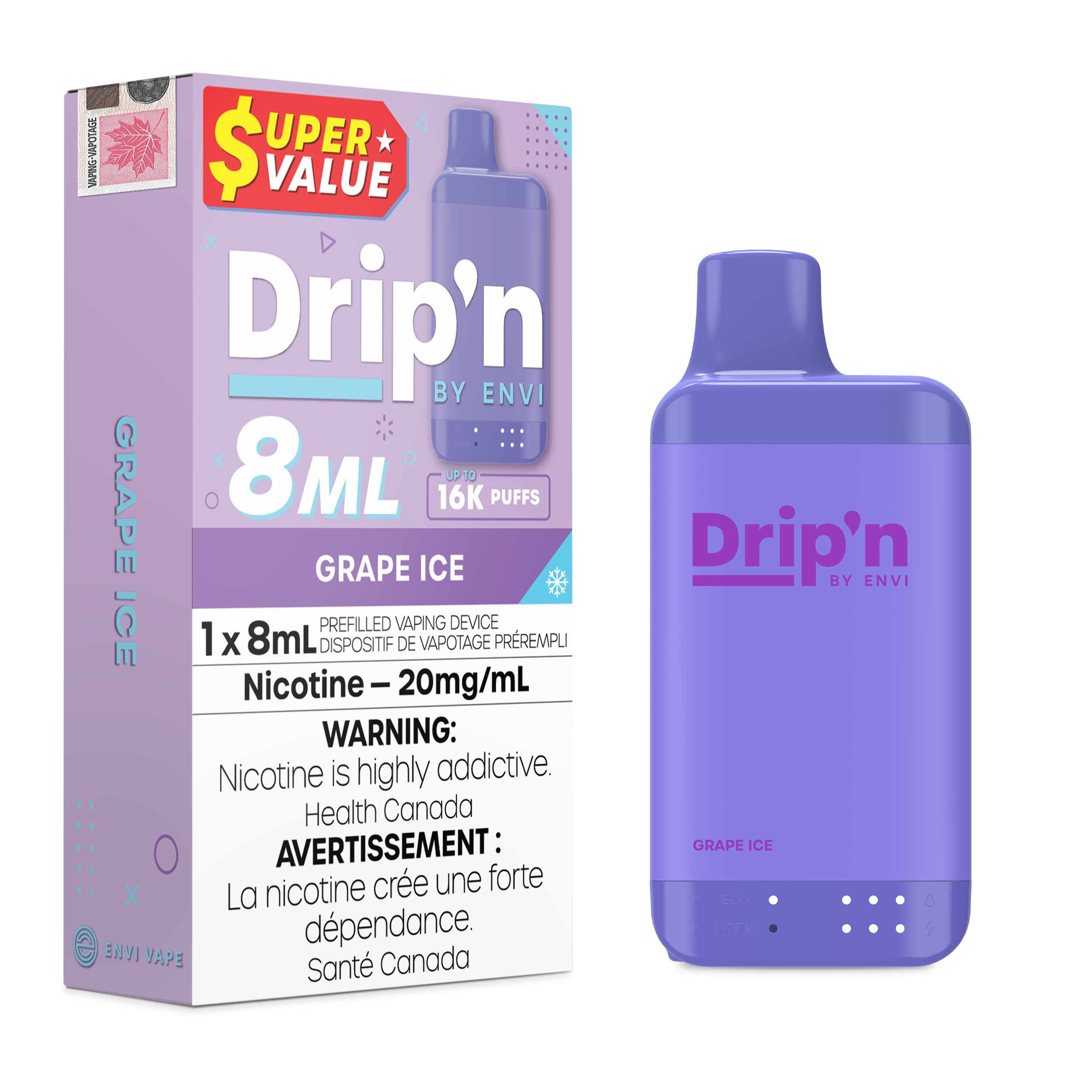 ENVI DRIP'N 8ML DISPOSABLE