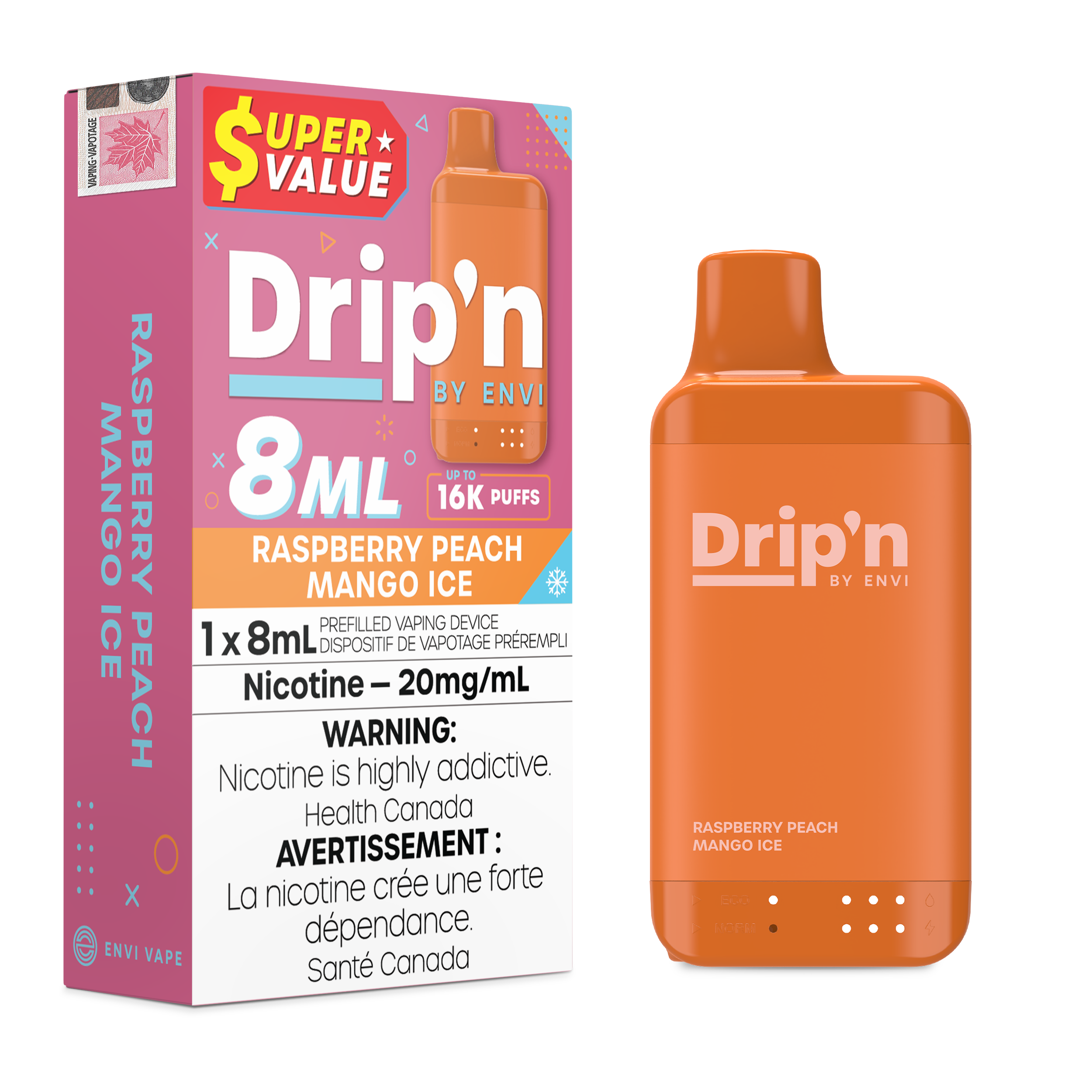 ENVI DRIP'N 8ML DISPOSABLE