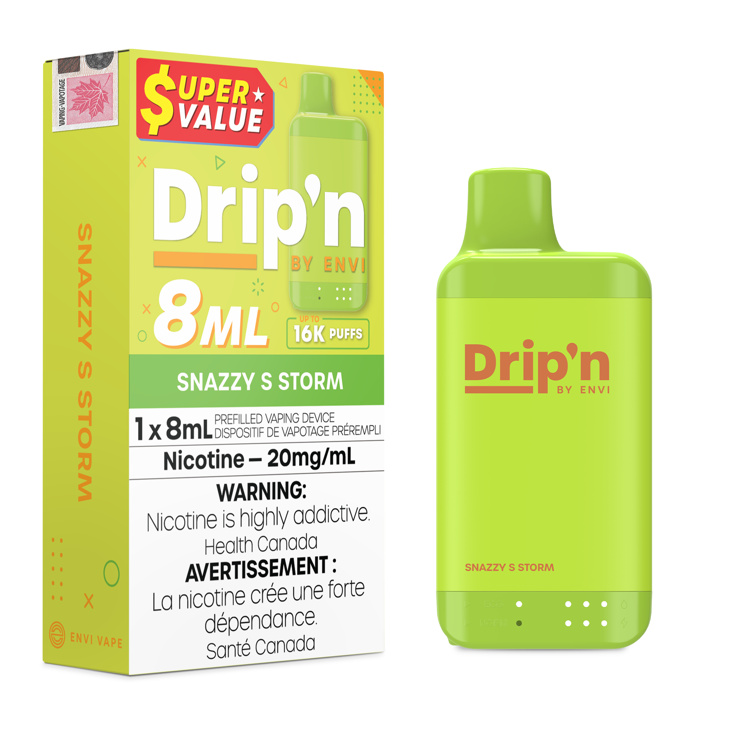 ENVI DRIP'N 8ML DISPOSABLE