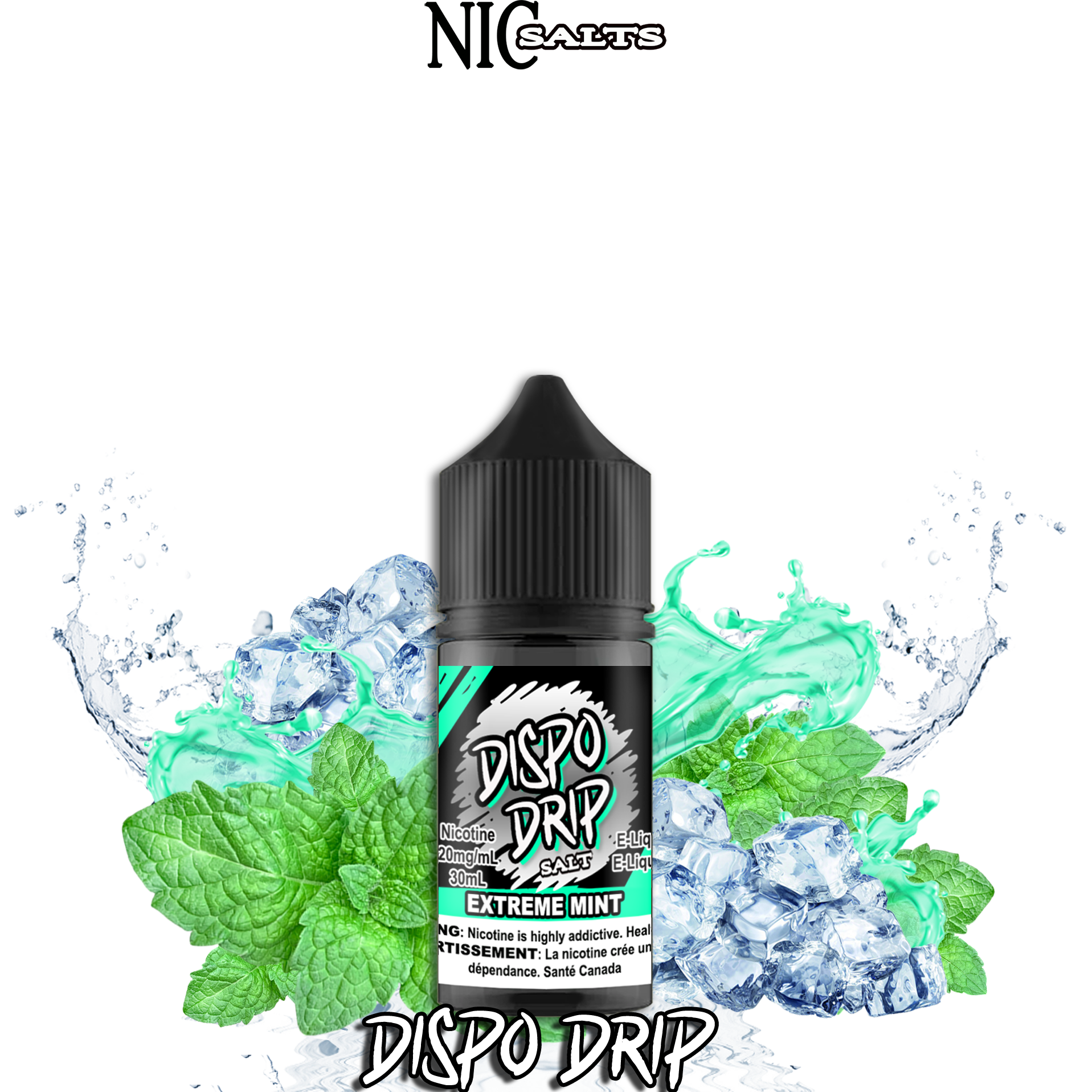 CUSTOM DISPO DRIP SALT - EXTREME MINT