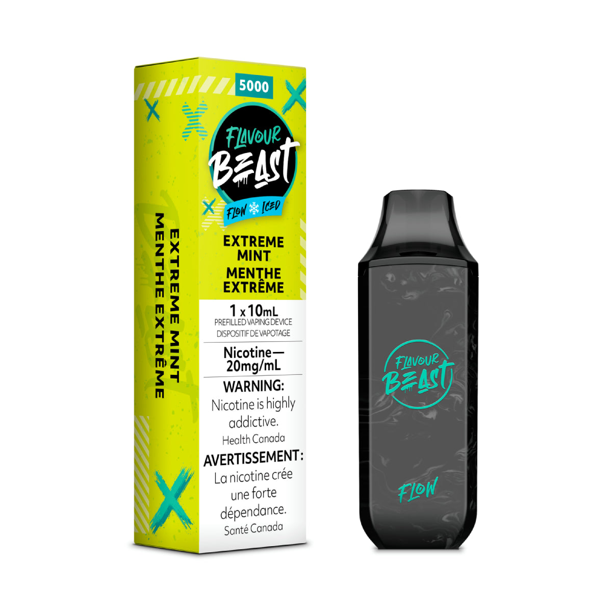 FLAVOUR BEAST 5000 EXTREME MINT 20MG