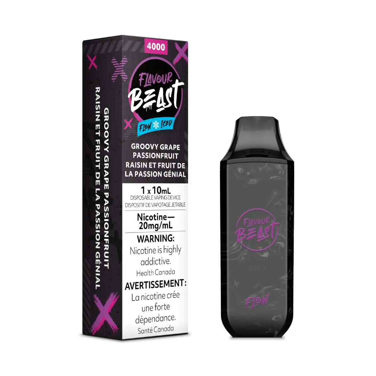 FLAVOUR BEAST 5000 GRAPE PASSION ICE 20MG