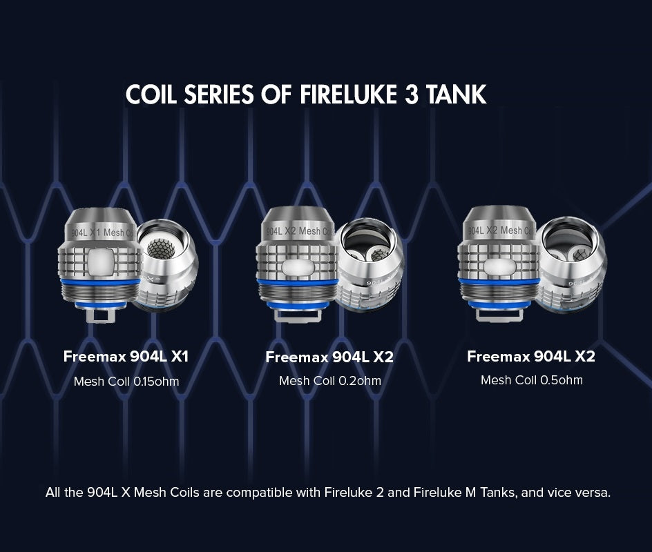 FREEMAX FIRELUKE 904L REPLACEMENT COILS