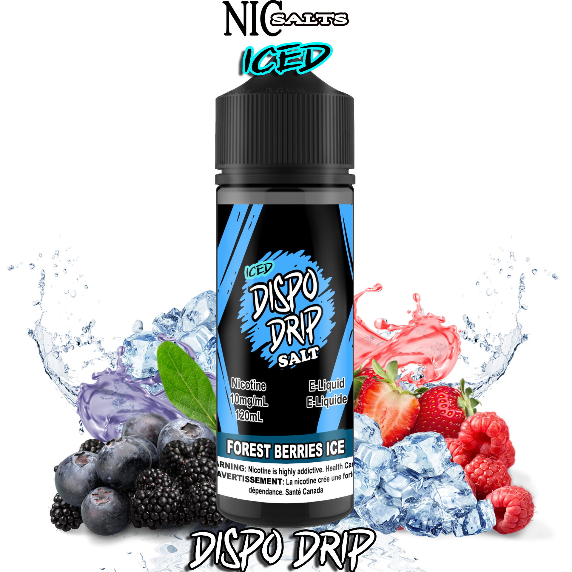 CUSTOM DISPO DRIP SALT - FOREST BERRIES ICE