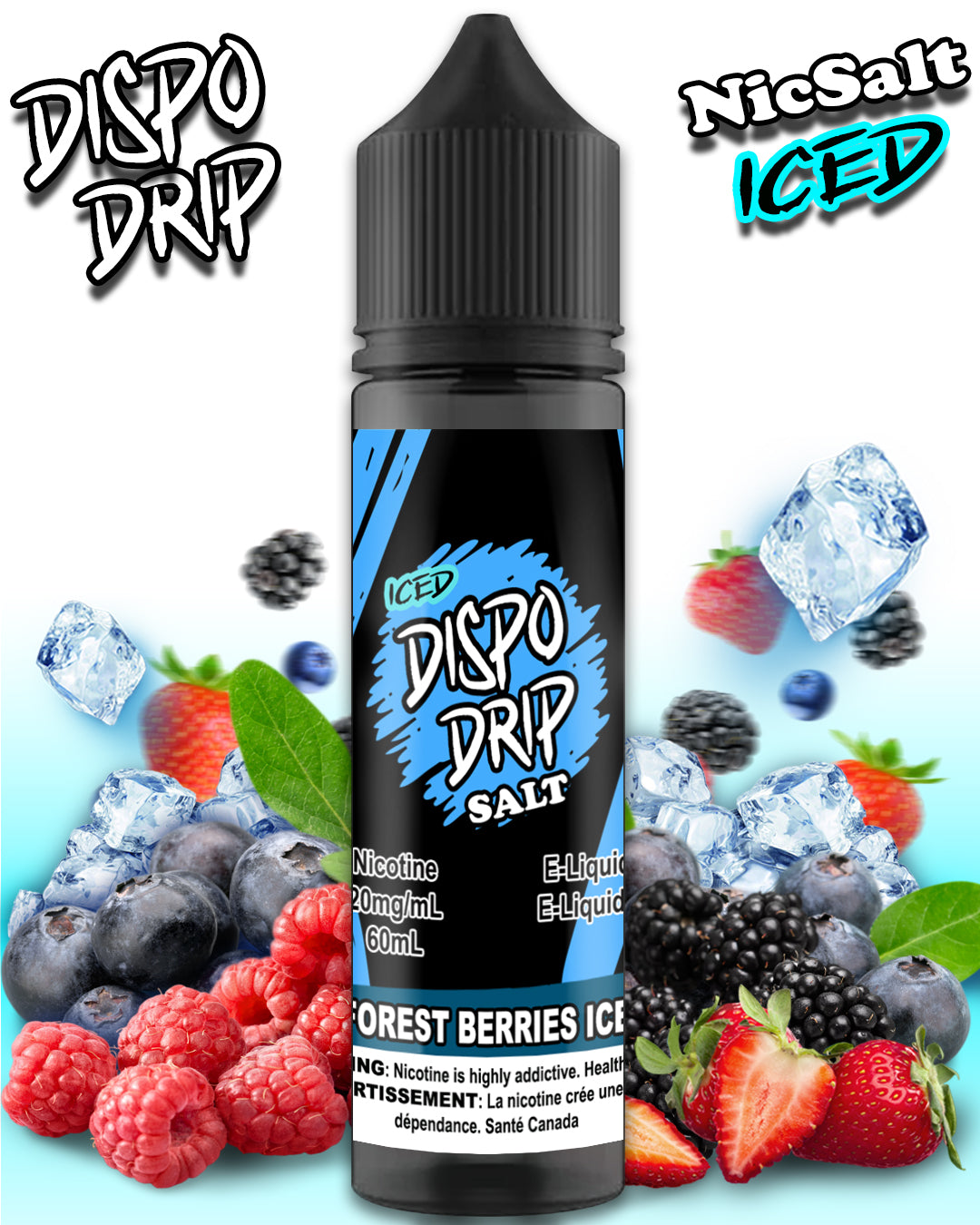 DISPO DRIP ICED - FOREST BERRIES ICE SALT